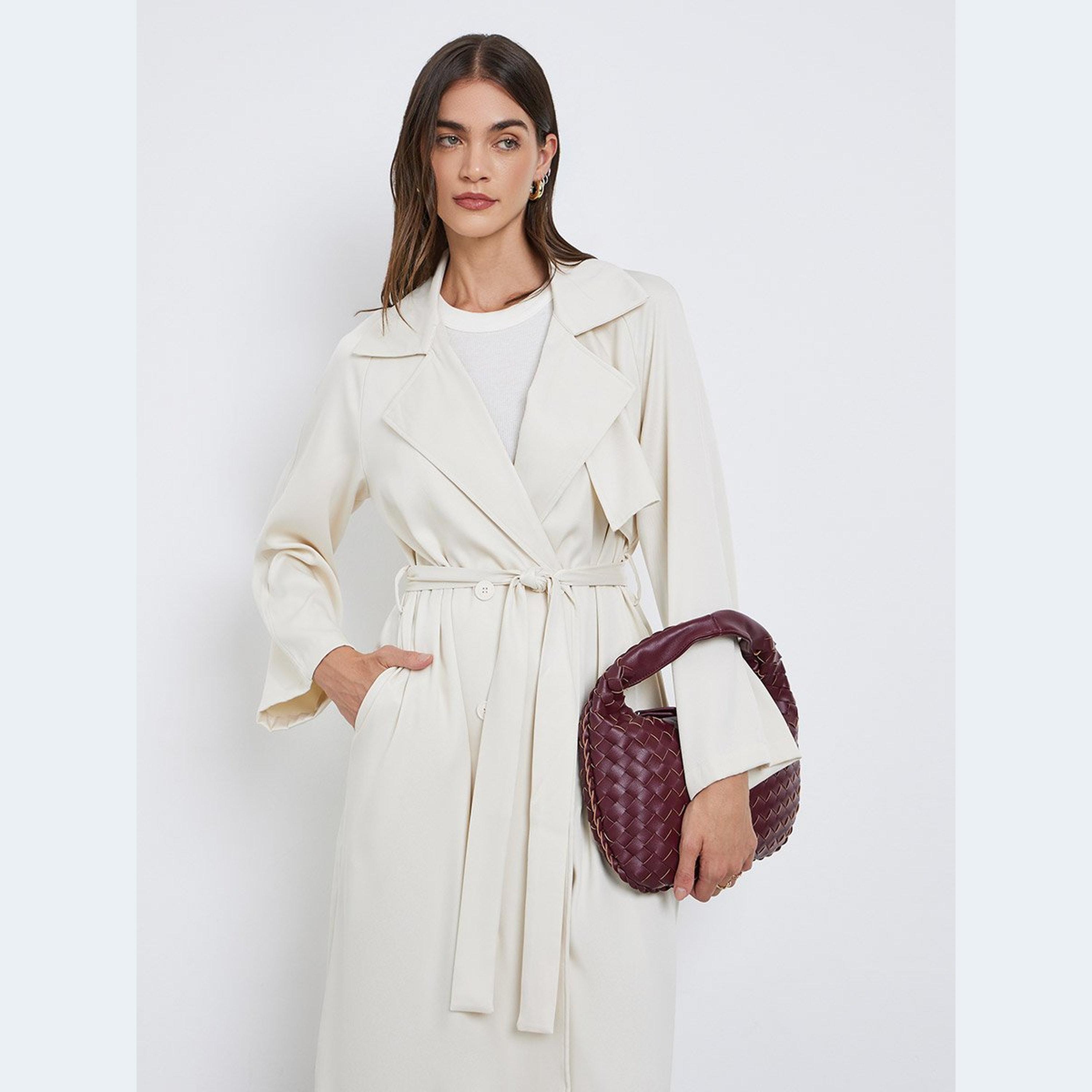 Styli Off-White Bleted Midi Trench Coat-women-clothing-coatsandjackets-coats-image-3
