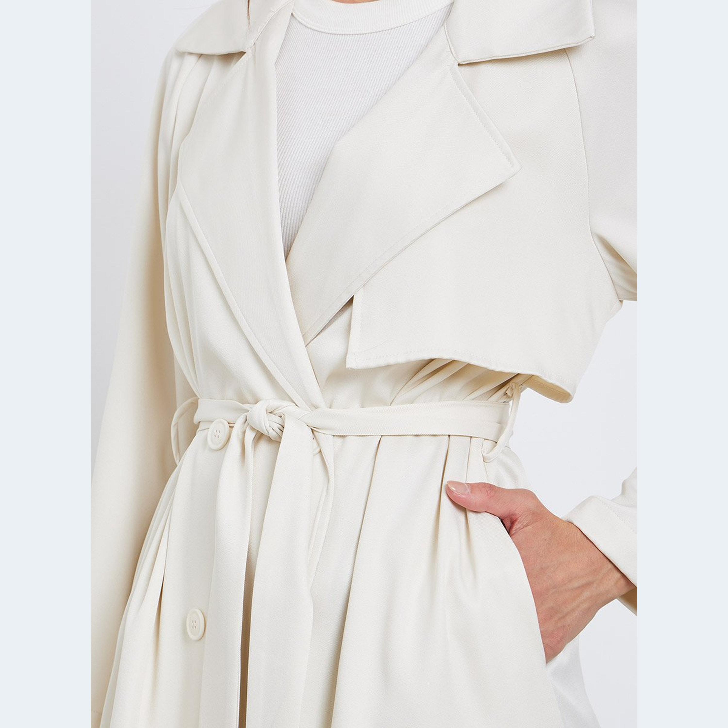 Styli Off-White Bleted Midi Trench Coat-women-clothing-coatsandjackets-coats-image-4