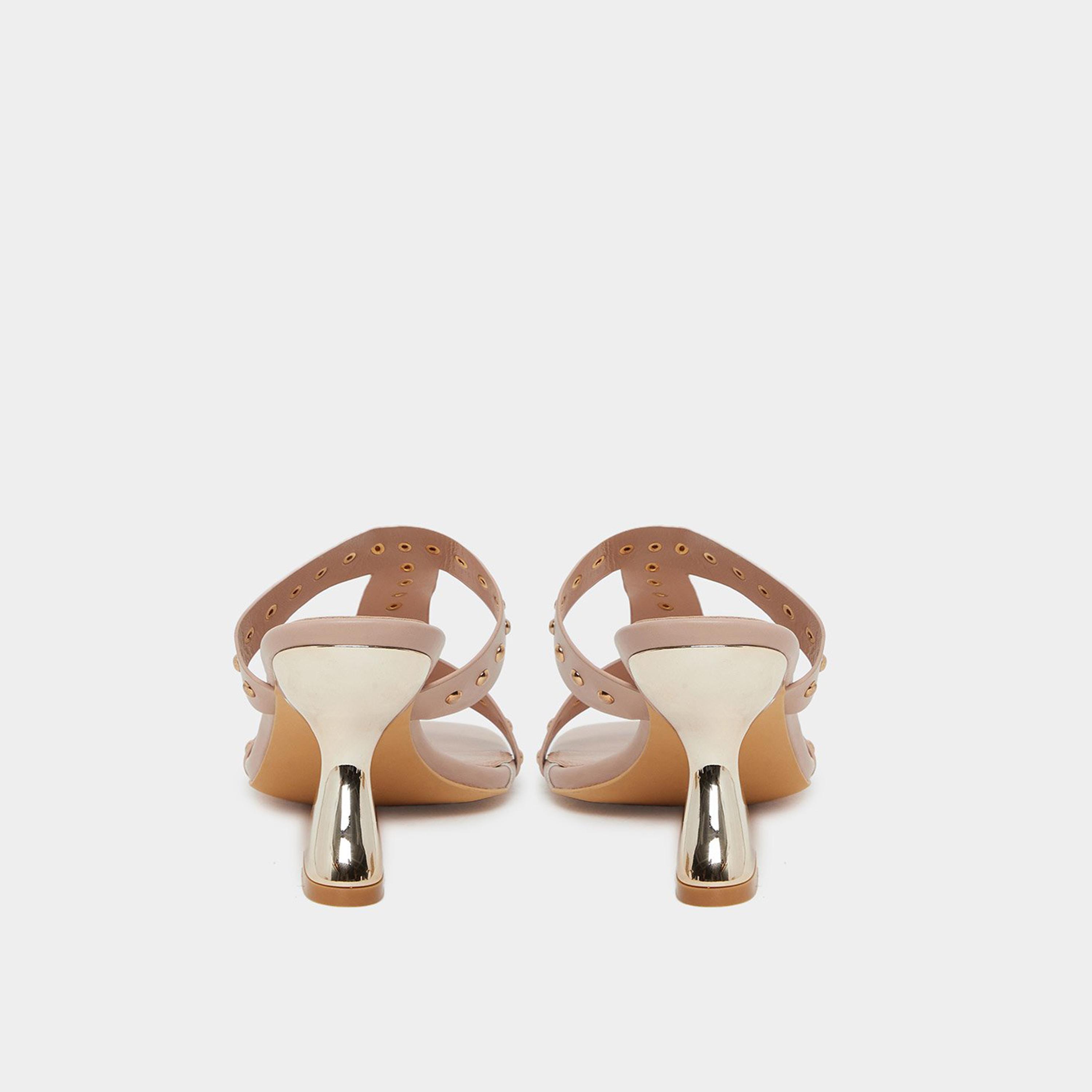 ستايلي - صندل كعب صغير مرصع بالأحجار بلون البيج-women-shoes-heels-image-5