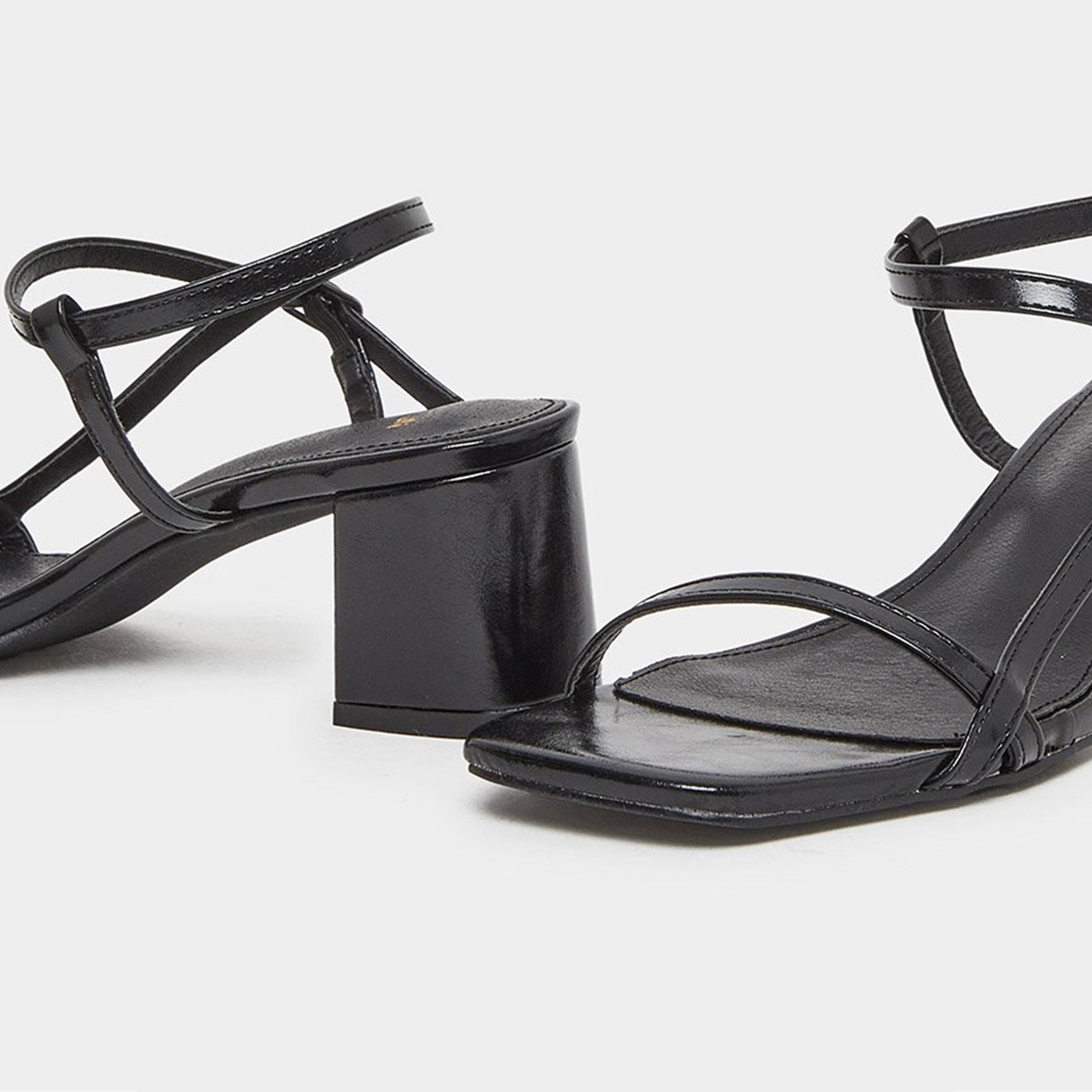 ستايلي - صندل بكعب أسود مفتوح من الخلف-women-shoes-sandals-heeled-image-4
