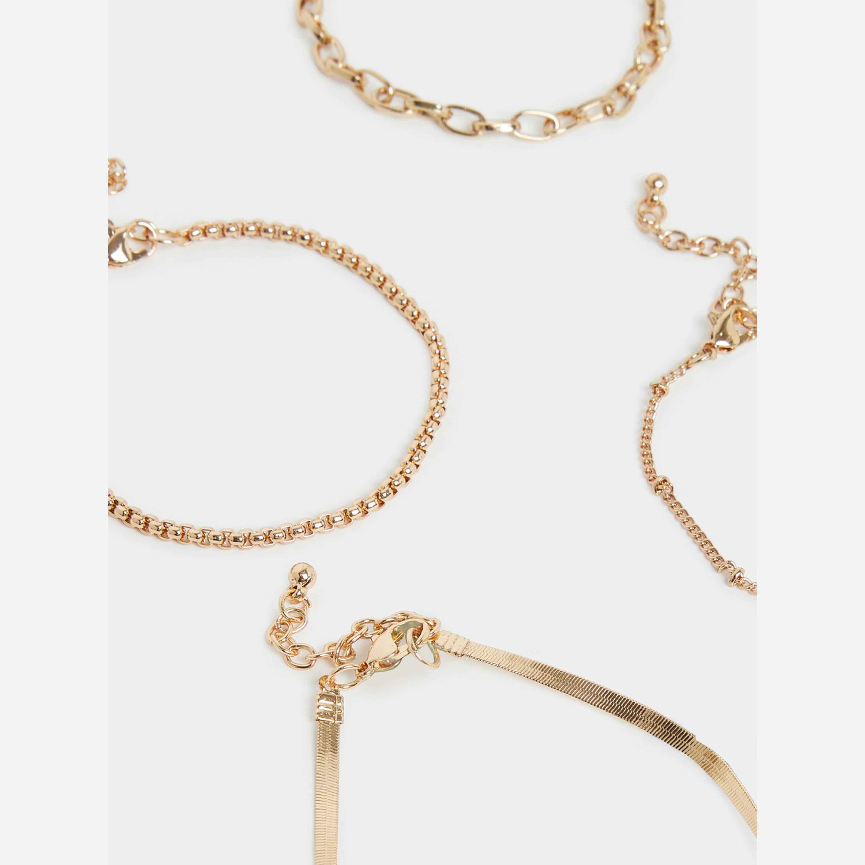 Styli Set of 6 - Assorted Chain Bracelets-women-watchesandjewellery-jewellery-banglesandbracelets-image-2