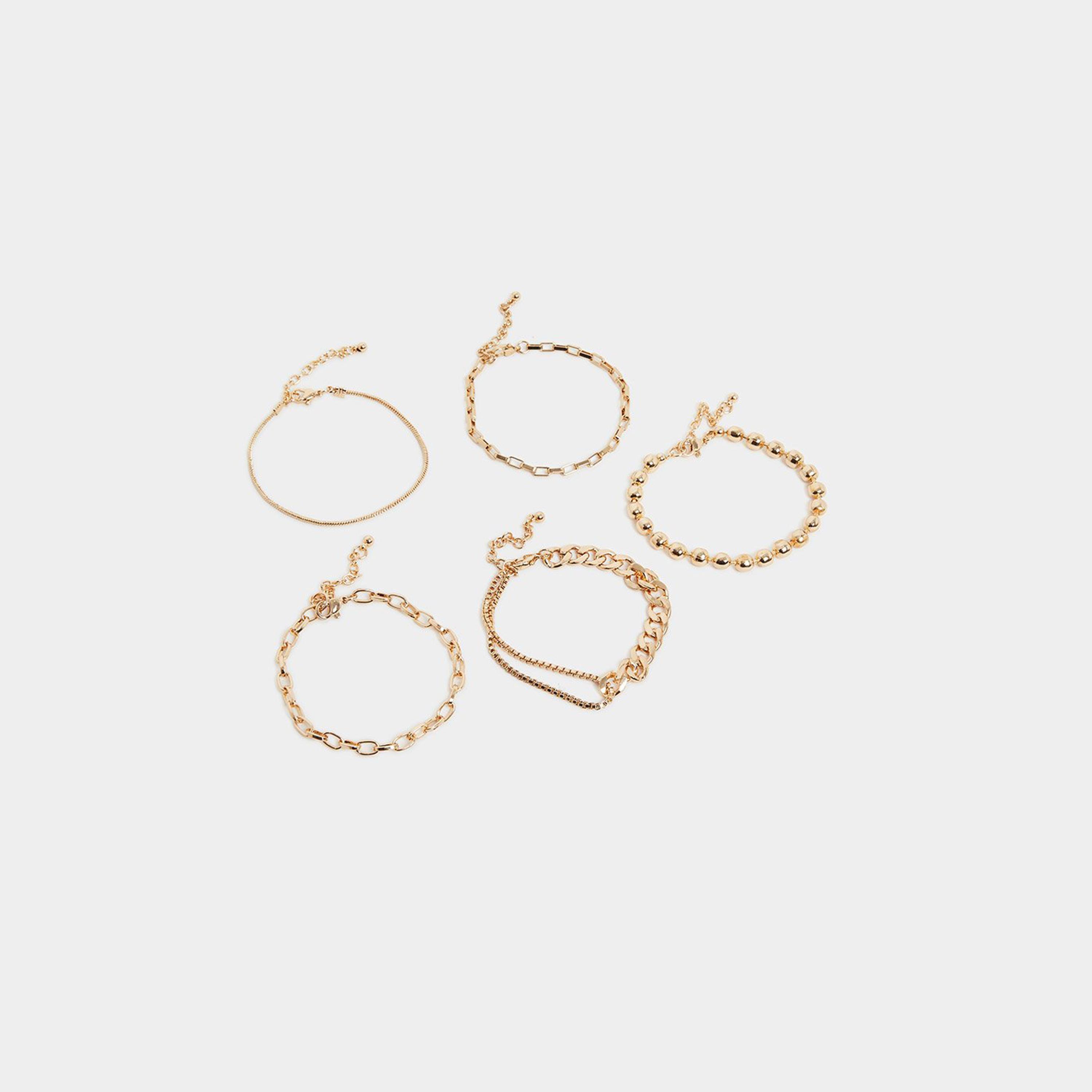 مجموعة من 5 - سوار يد كاجوال-women-watchesandjewellery-jewellery-banglesandbracelets-image-2