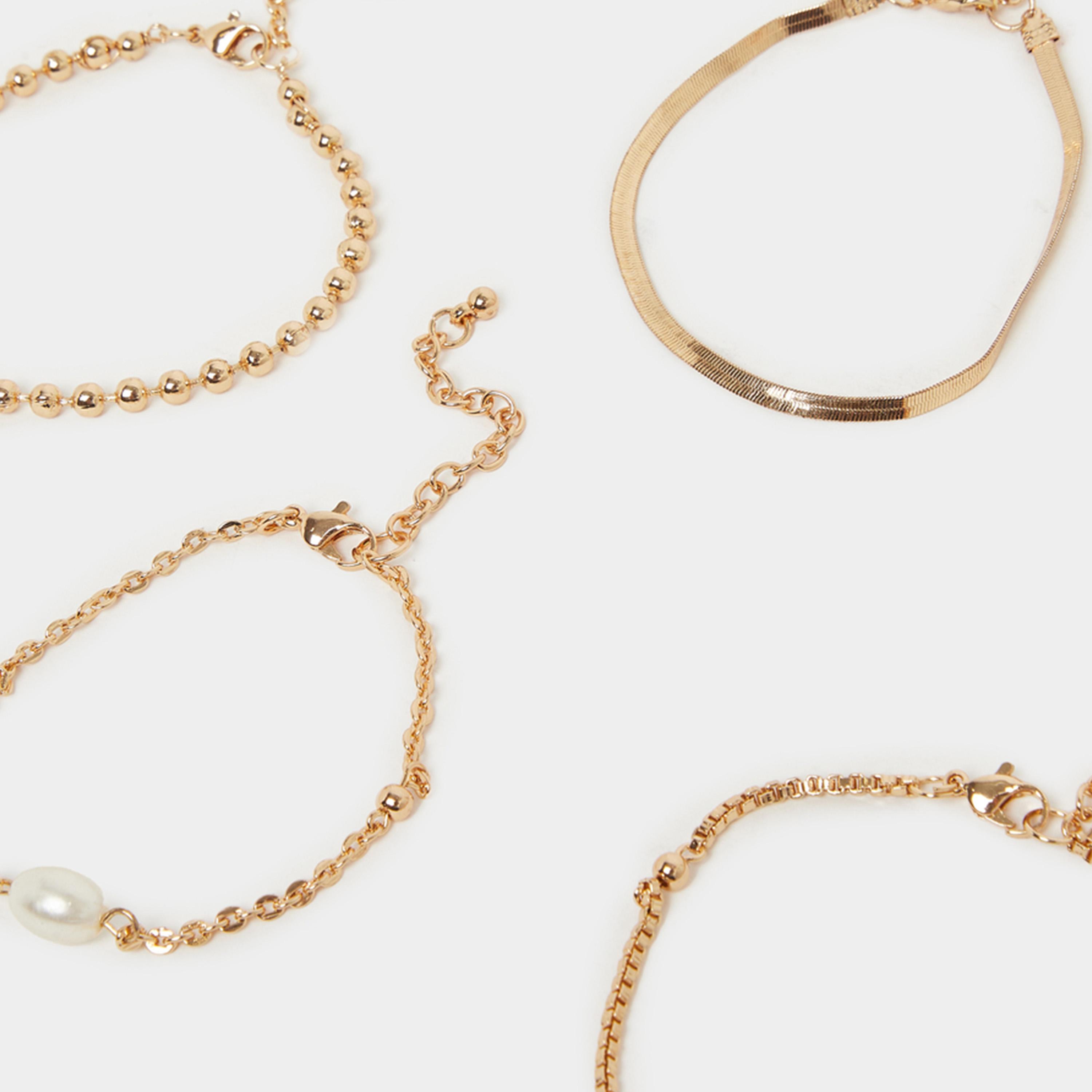 Styli Set of 8 - Gold Tone Layered Bracelets-women-watchesandjewellery-jewellery-banglesandbracelets-image-5