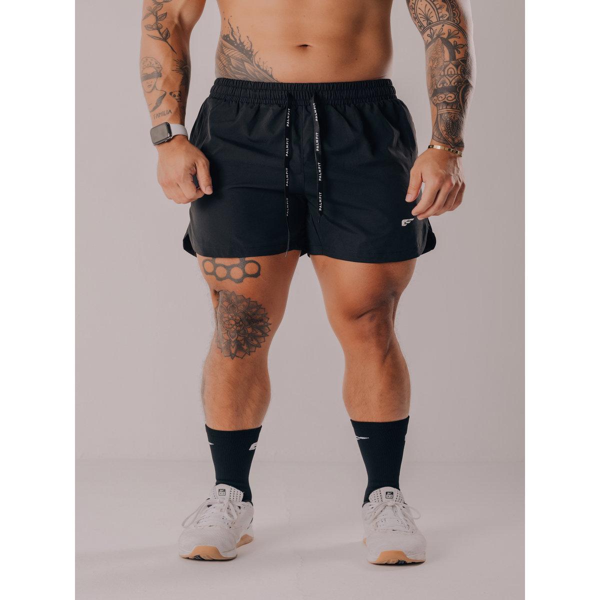 شورت رياضي بتفاصيل أربطة خصر-sports-men-clothing-bottoms-shorts-image-1