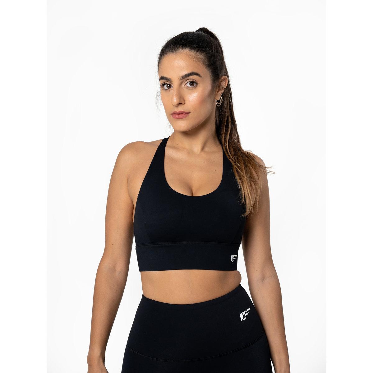 Palmfit X Styli Women Black Evolve Seamless Active Sports Bra-women-clothing-sportswearandactivewear-sportsbras-image-1