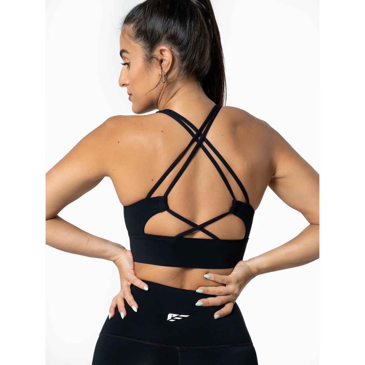 Palmfit X Styli Women Black Evolve Seamless Active Sports Bra-women-clothing-sportswearandactivewear-sportsbras-image-4
