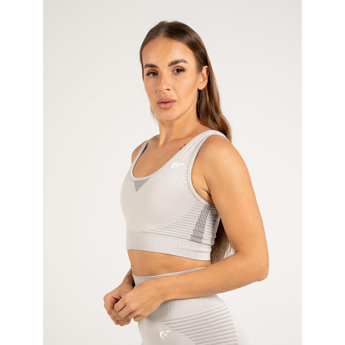 Palmfit X Styli Women Grey Balance Seamless Active Sports Bra-women-clothing-sportswearandactivewear-sportsbras-image-2