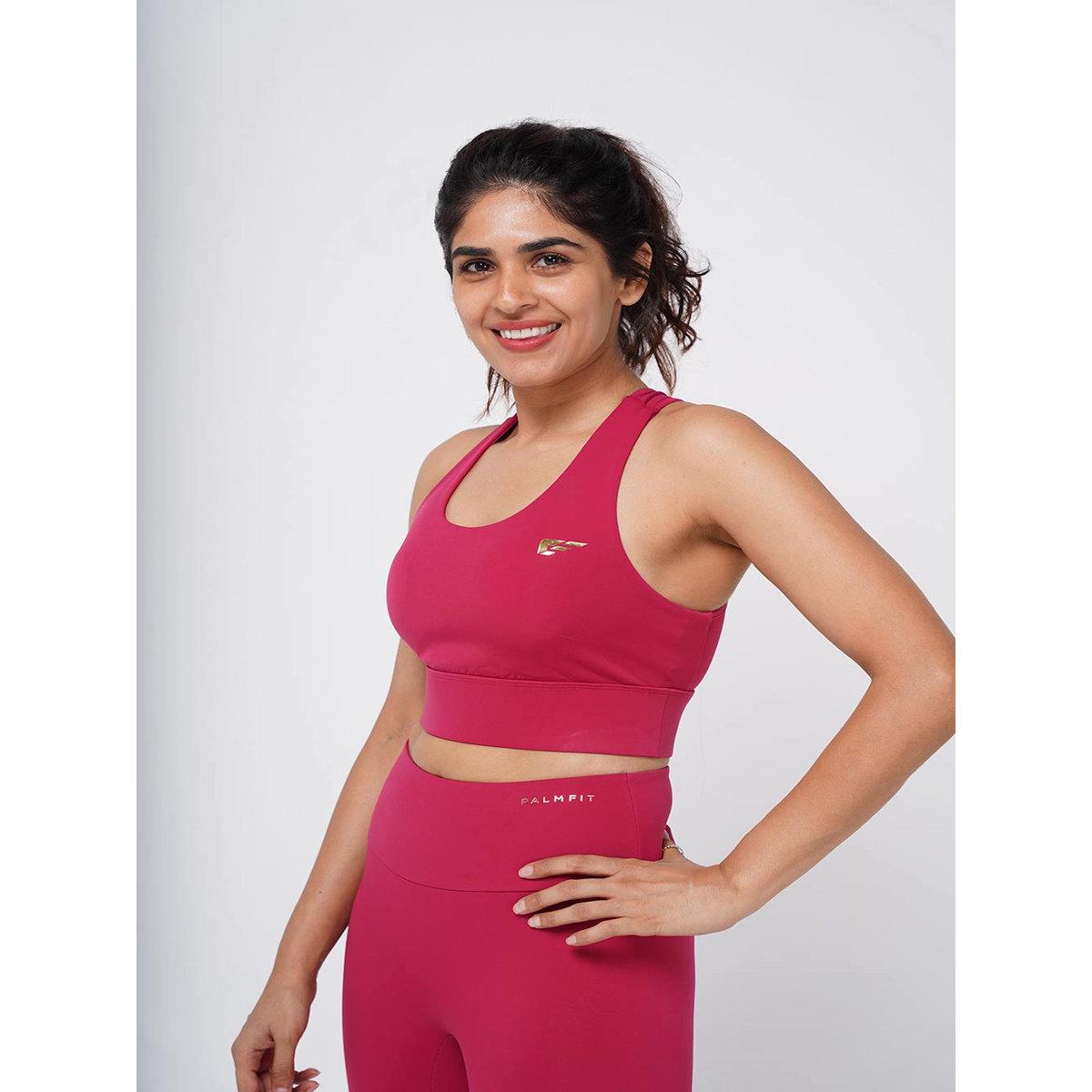 Palmfit X Styli Women Red Cross Strap Nova Active Sports Bra-women-clothing-sportswearandactivewear-sportsbras-image-1