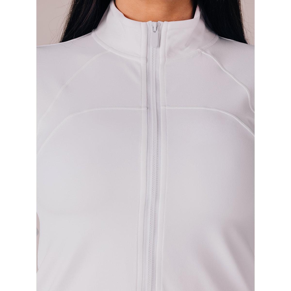 Palmfit X Styli Women White Comfort Training Jacket-women-clothing-sportswearandactivewear-coatsandjackets-jackets-image-2