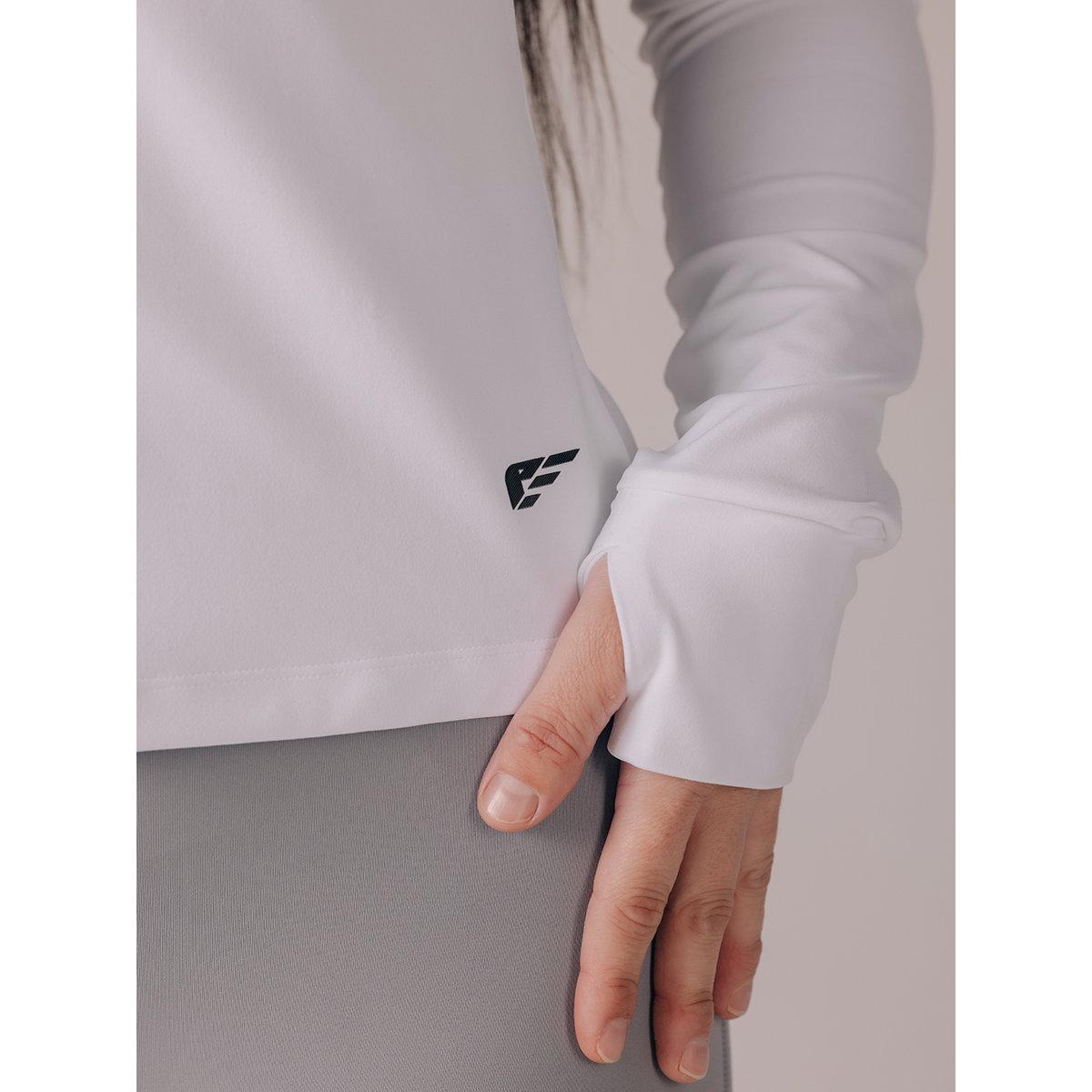 Palmfit X Styli Women White Comfort Training Jacket-women-clothing-sportswearandactivewear-coatsandjackets-jackets-image-3