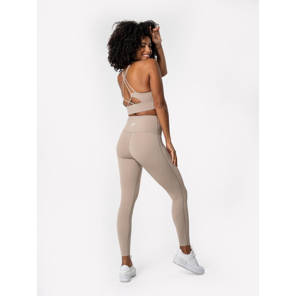 Palmfit X Styli Women Tan Evolve Seamless Active Leggings-women-clothing-sportswearandactivewear-bottoms-image-2