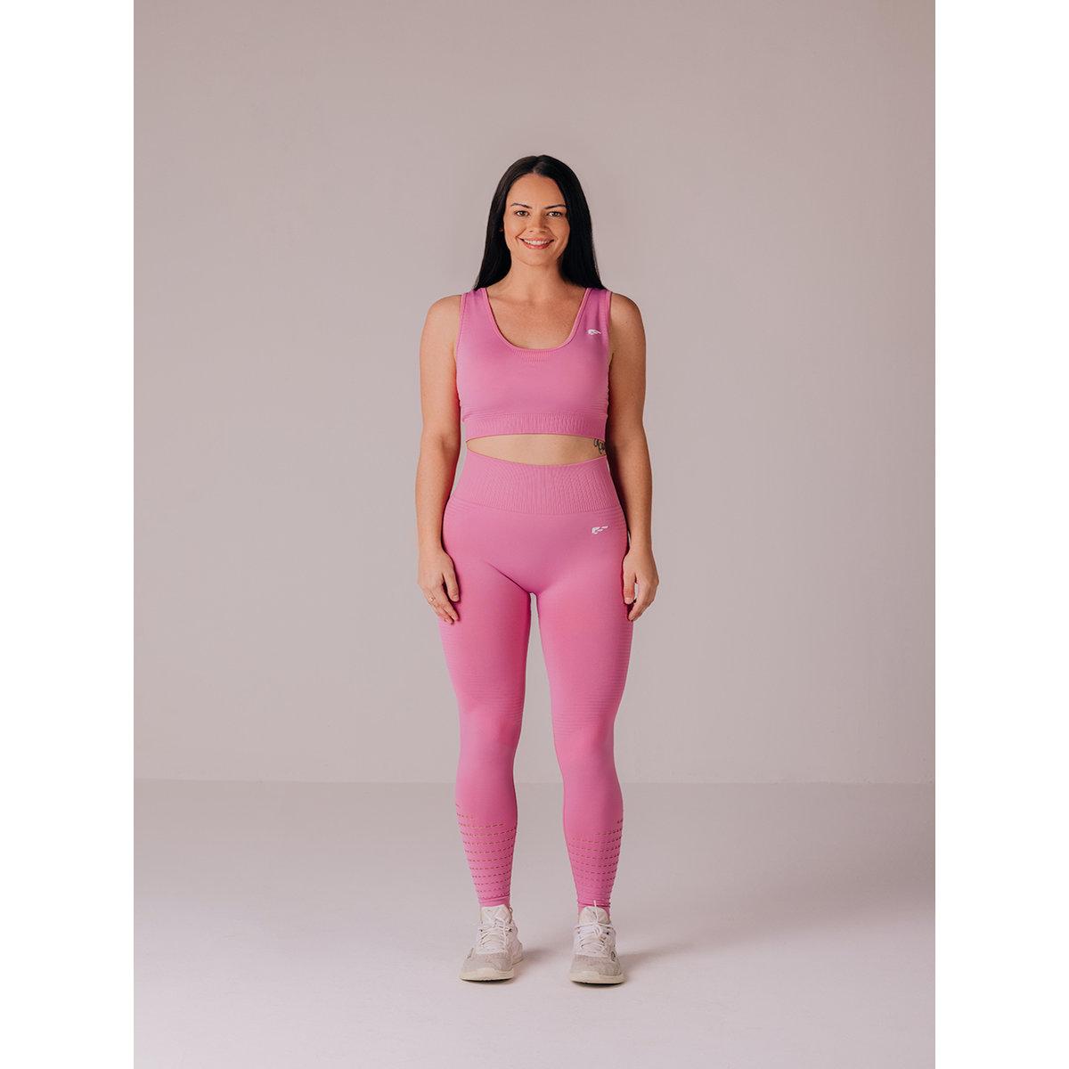 Palmfit X Styli Women Pink Balance Seamless Active Leggings-women-clothing-sportswearandactivewear-bottoms-image-1