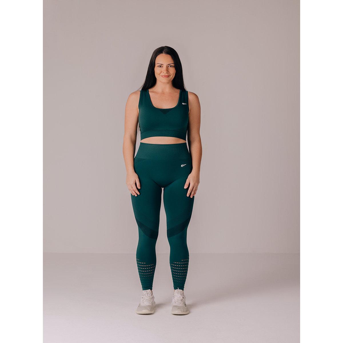 Palmfit X Styli Women Green Balance Seamless Active Leggings-women-clothing-sportswearandactivewear-bottoms-image-1