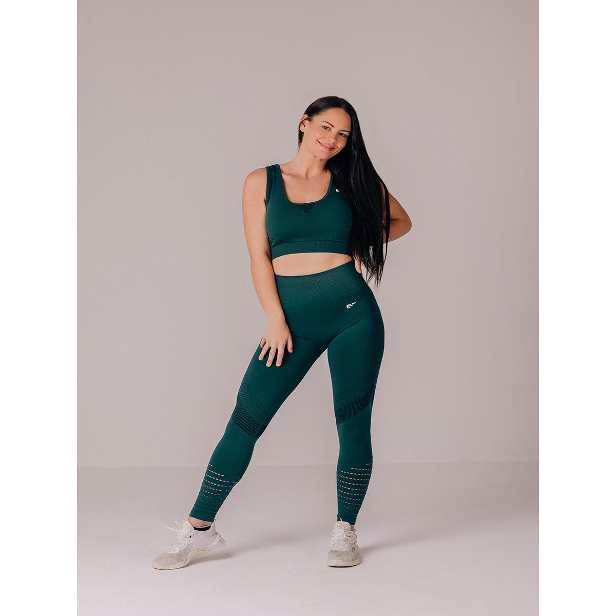 Palmfit X Styli Women Green Balance Seamless Active Leggings-women-clothing-sportswearandactivewear-bottoms-image-3