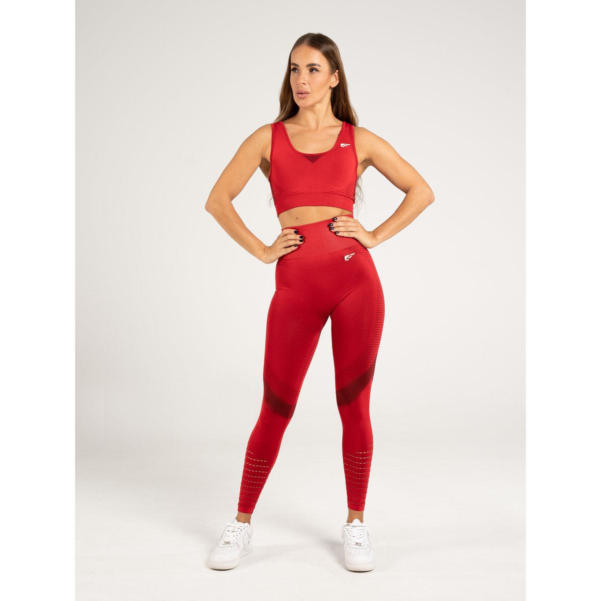 Palmfit X Styli Women Red Balance Seamless Active Leggings-women-clothing-sportswearandactivewear-bottoms-image-1