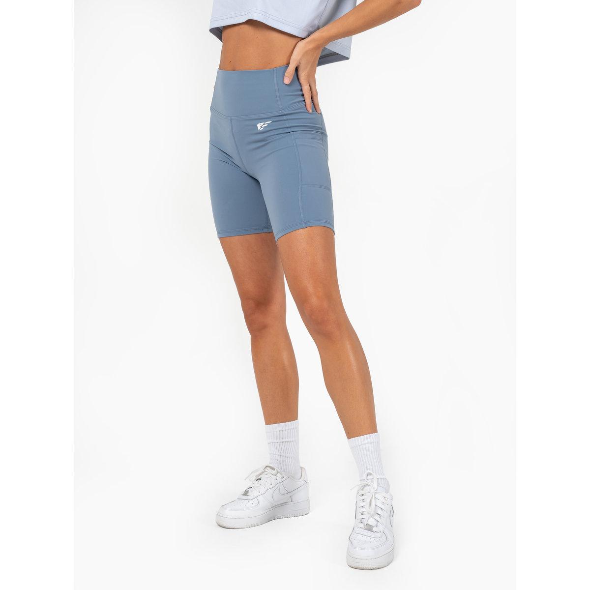 Palmfit X Styli Women Blue Evolve 2.0 Active Shorts-women-clothing-bottoms-shorts-image-2