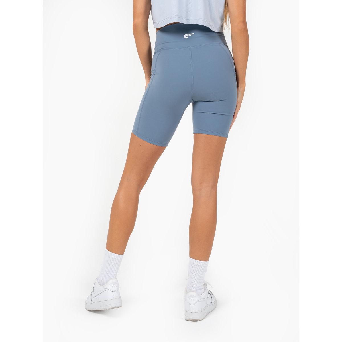 Palmfit X Styli Women Blue Evolve 2.0 Active Shorts-women-clothing-bottoms-shorts-image-3
