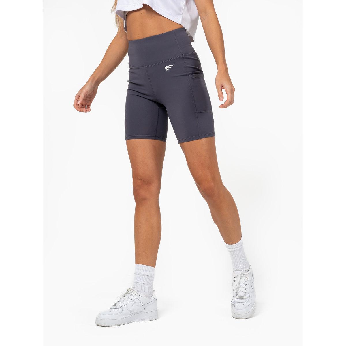 Palmfit X Styli Women Grey Evolve 2.0 Active Shorts-women-clothing-bottoms-shorts-image-3