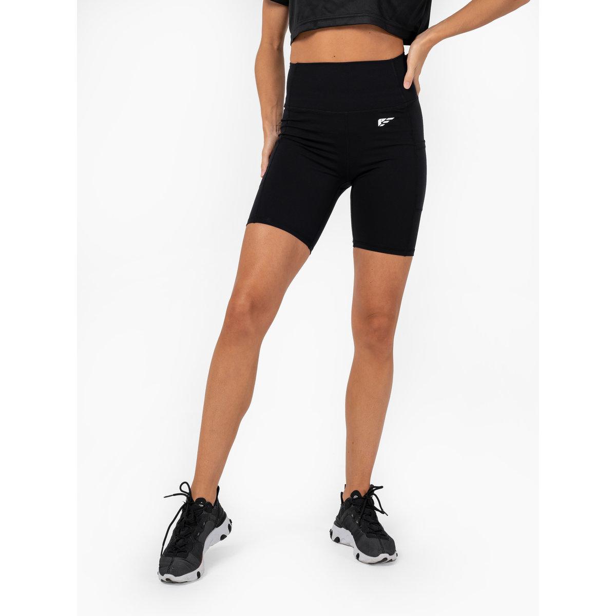 Palmfit X Styli Women Black Evolve 2.0 Active Shorts-women-clothing-bottoms-shorts-image-1