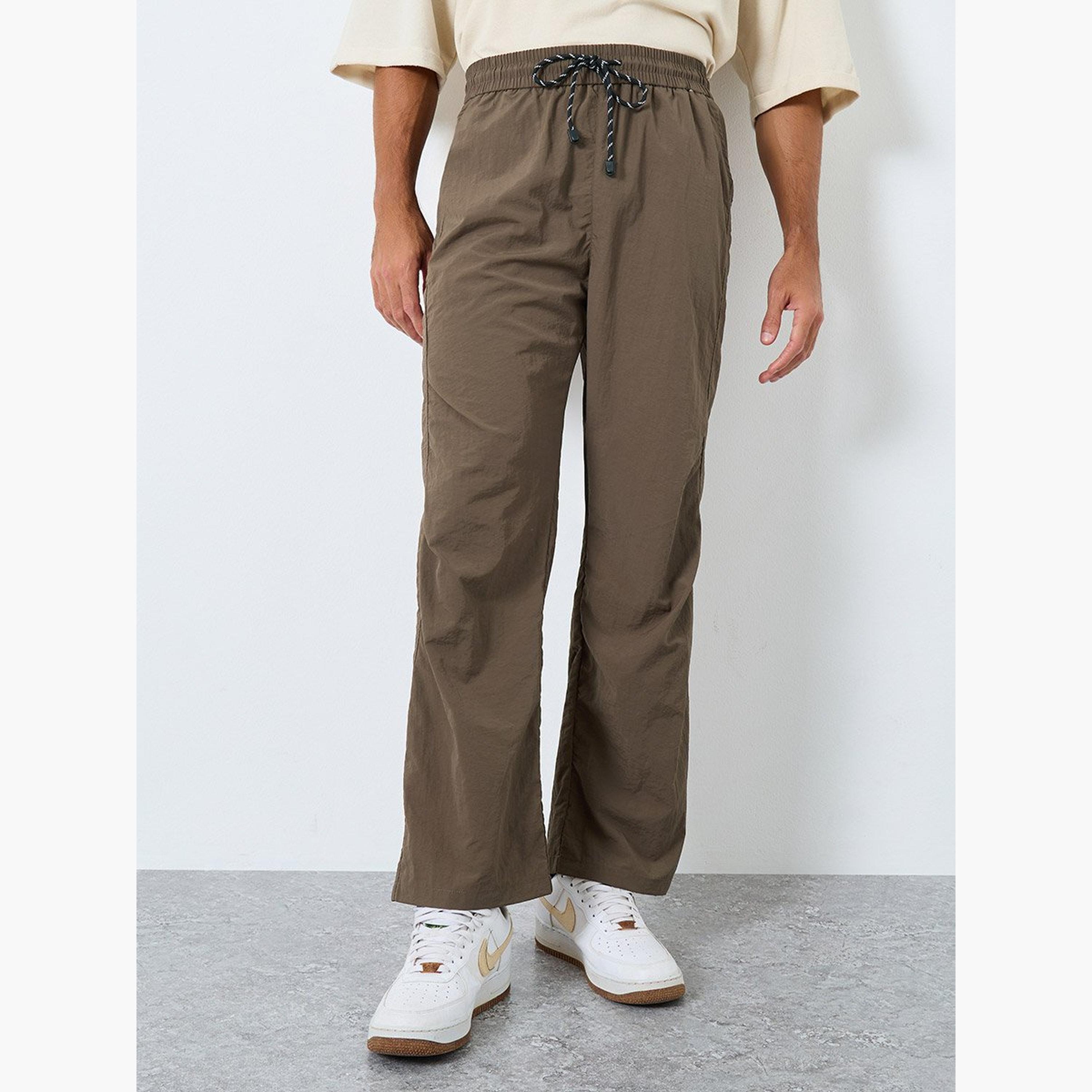 Styli Men Straight Leg Pants with Drawstrings-men-clothing-bottoms-joggers-image-1