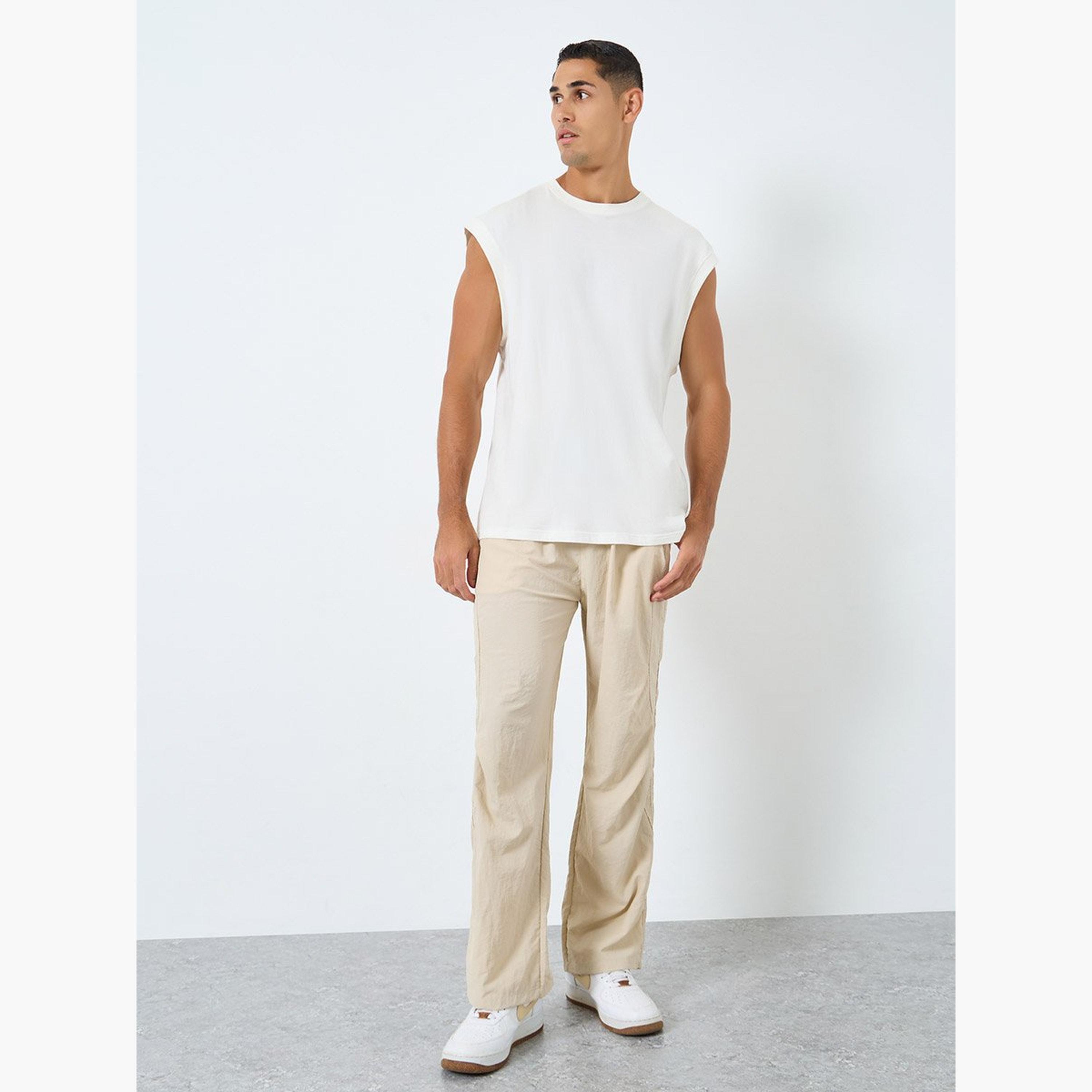 Styli Men Straight Leg Pants with Drawstrings-men-clothing-bottoms-joggers-image-2