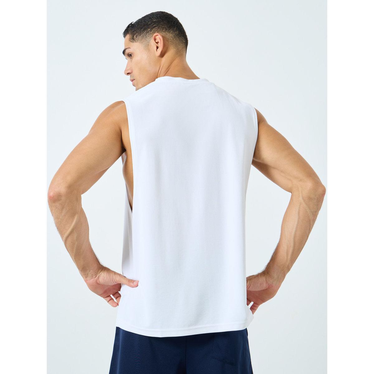 Styli Men White Drop Armhole Training Tank-men-clothing-sportswearandactivewear-tshirtsandpolos-image-4