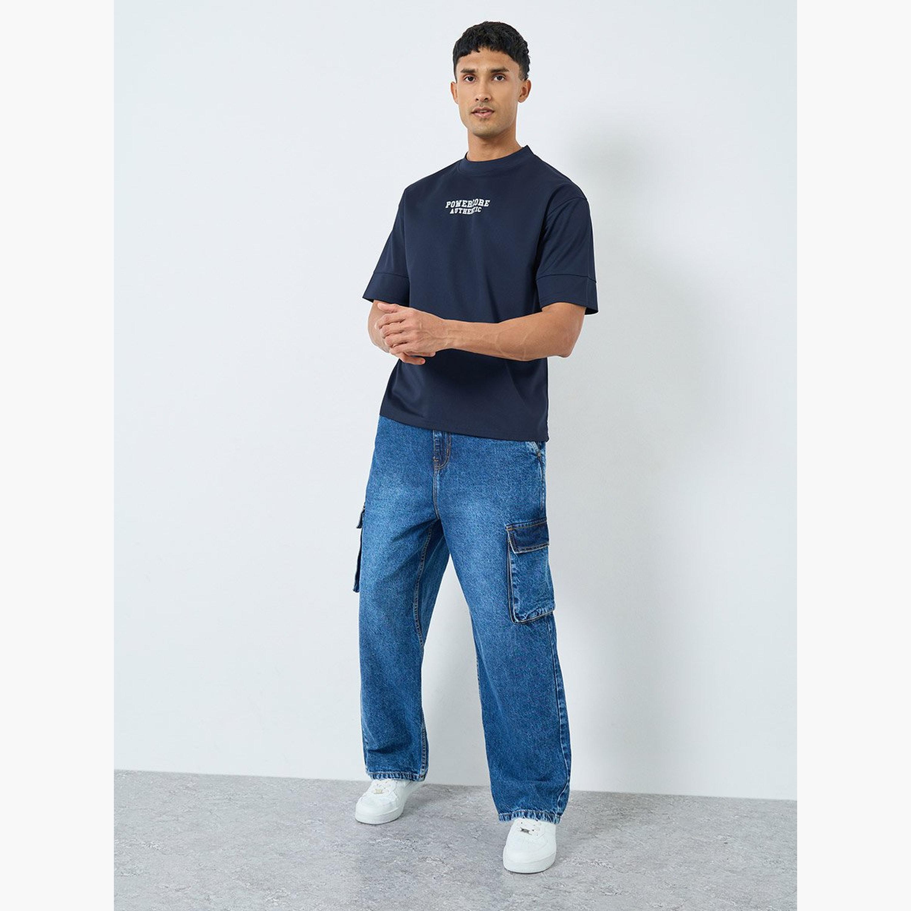Styli Men Oversized Mock Neck T-Shirt-men-clothing-sportswearandactivewear-tshirtsandpolos-image-3