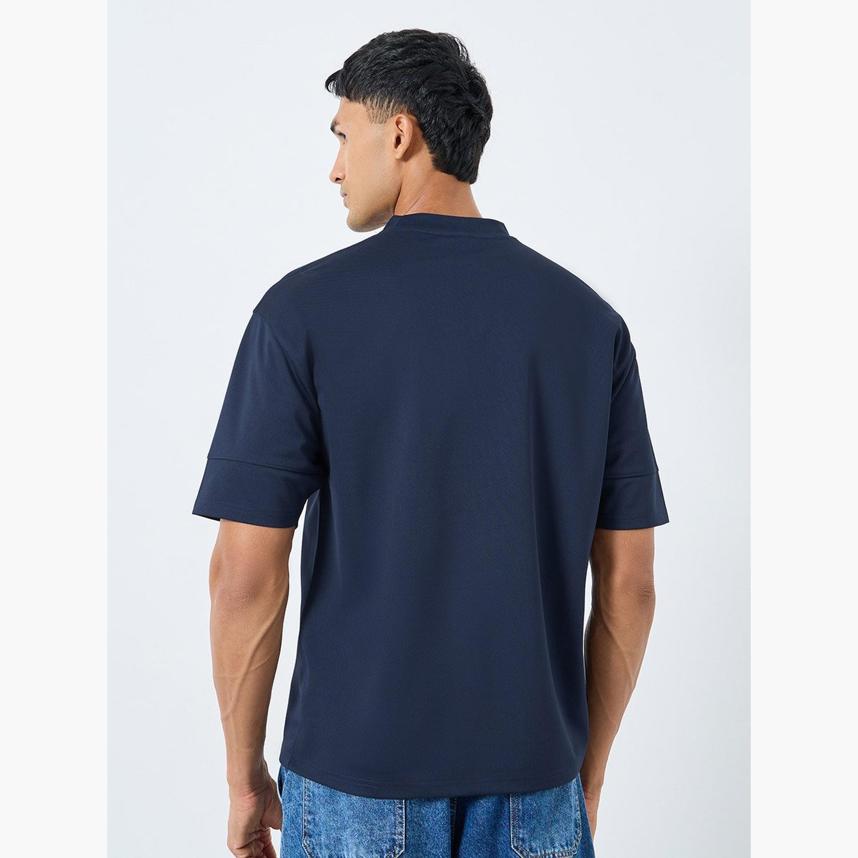 Styli Men Oversized Mock Neck T-Shirt-men-clothing-sportswearandactivewear-tshirtsandpolos-image-4