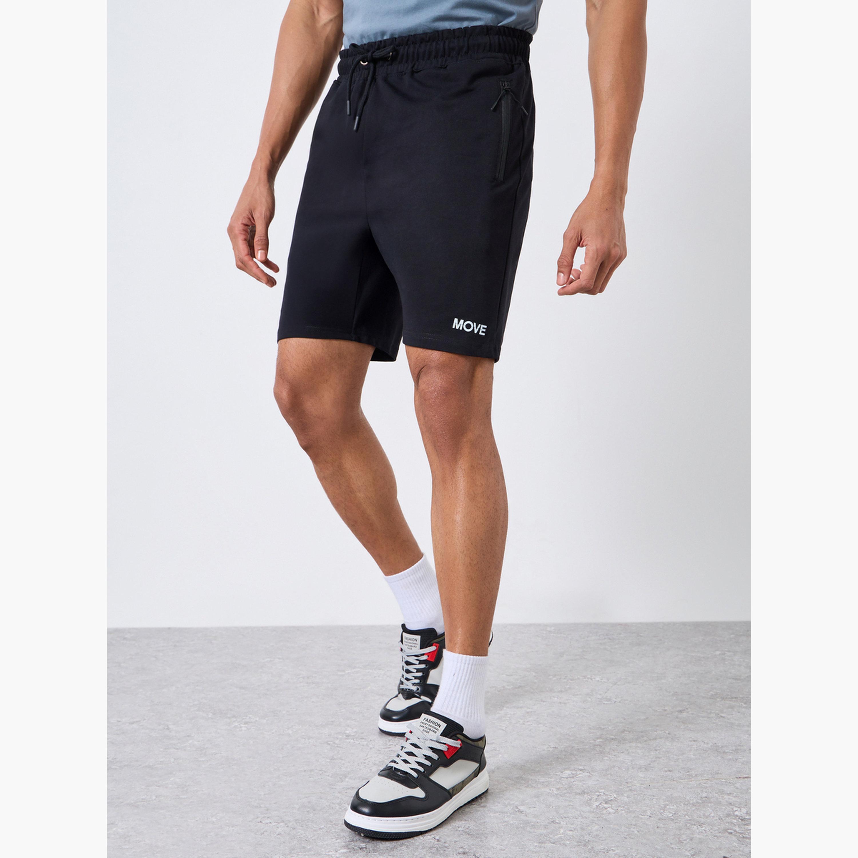 شورت تيري رياضي للتدريب للرجال-sports-men-clothing-bottoms-shorts-image-1
