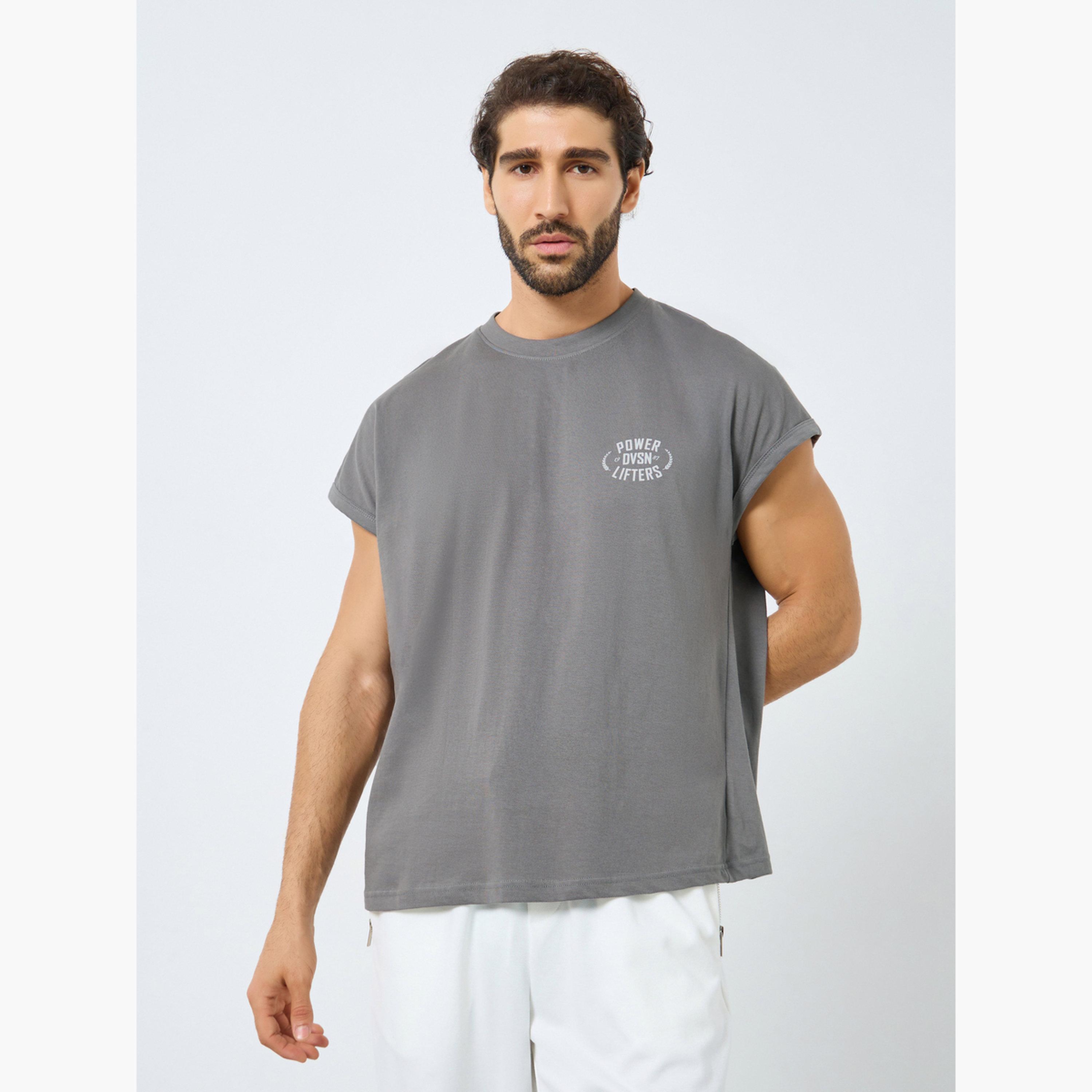 Styli Statement Training Drop Armhole Tank-men-clothing-sportswearandactivewear-tshirtsandpolos-image-1