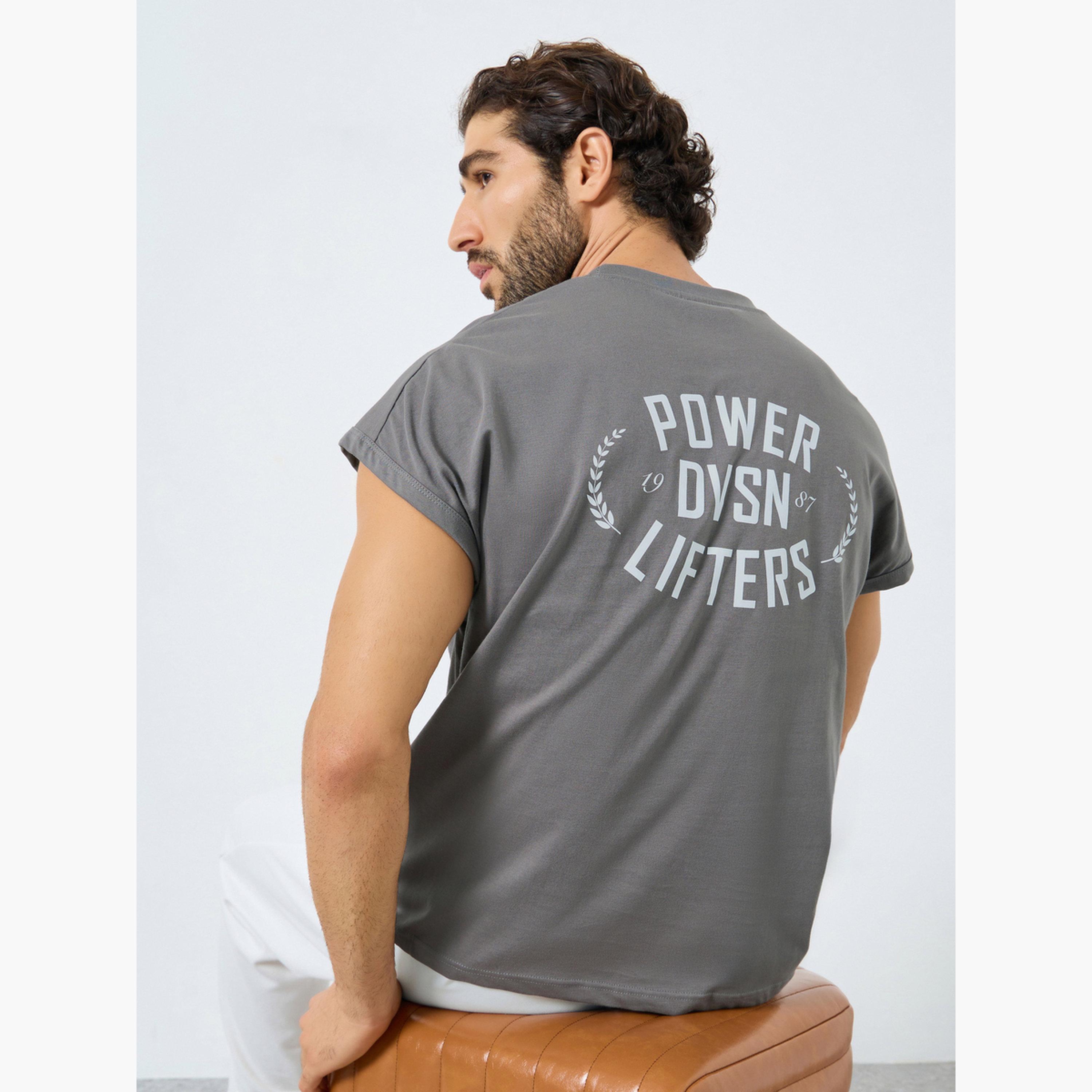 Styli Statement Training Drop Armhole Tank-men-clothing-sportswearandactivewear-tshirtsandpolos-image-3