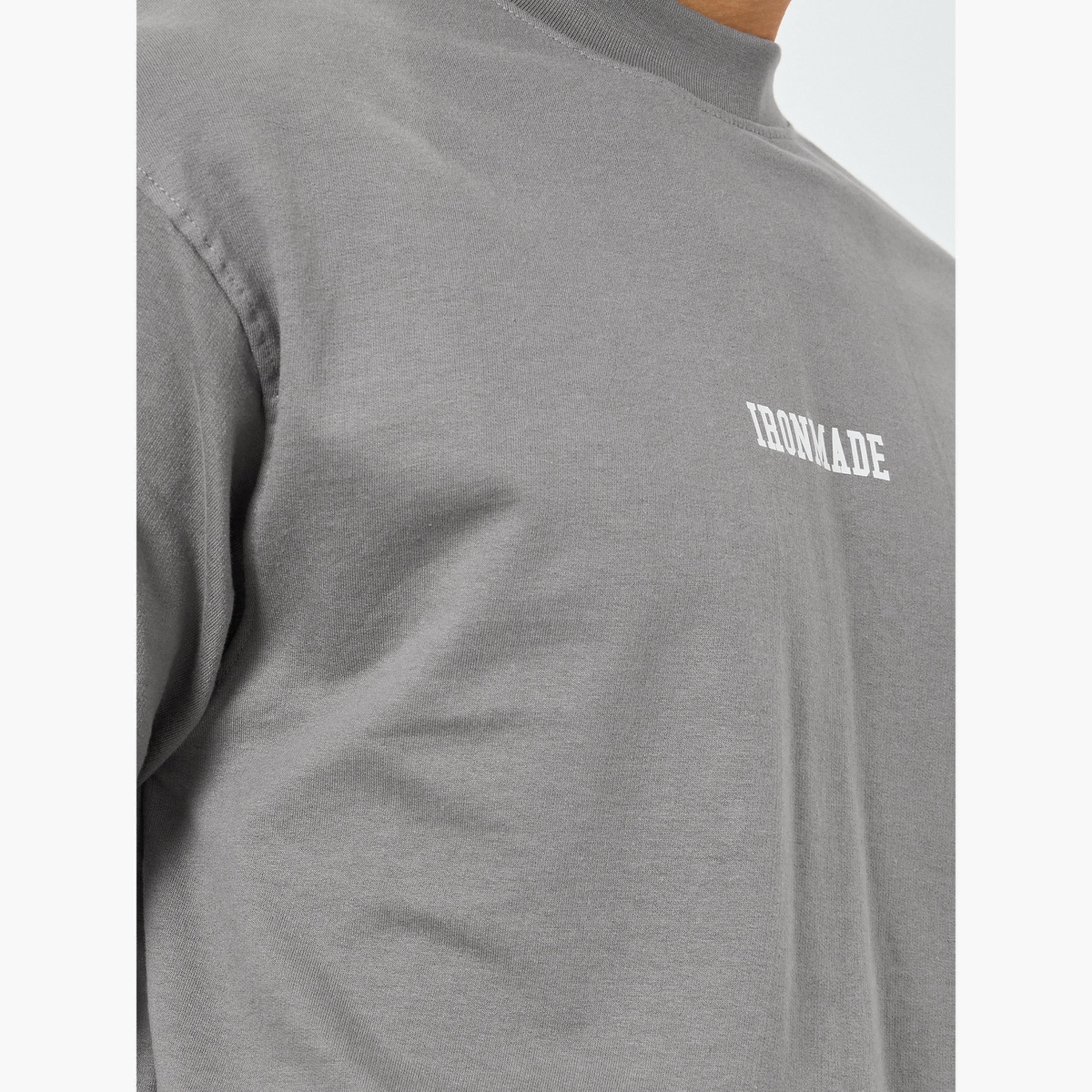 Styli Men Grey Oversized Slogan T-Shirt-men-clothing-sportswearandactivewear-tshirtsandpolos-image-5