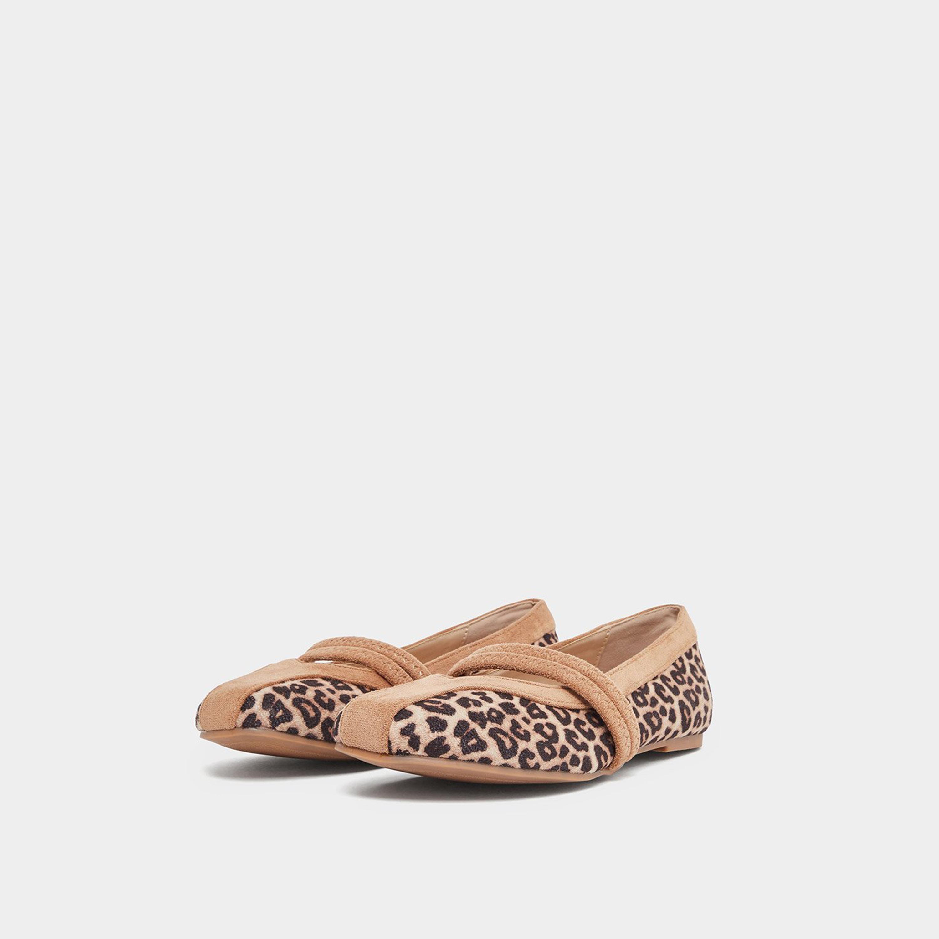 ستايلي - حذاء باليرينا بطبعة حيوانية-women-shoes-ballerinas-image-1