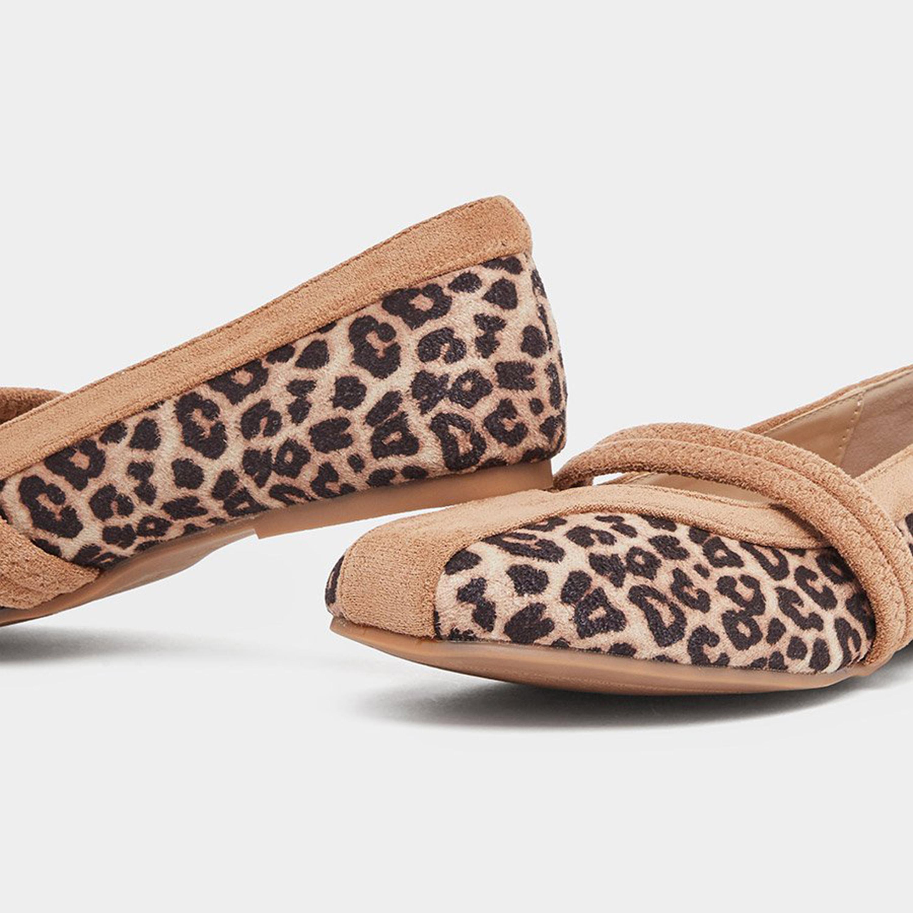 ستايلي - حذاء باليرينا بطبعة حيوانية-women-shoes-ballerinas-image-4
