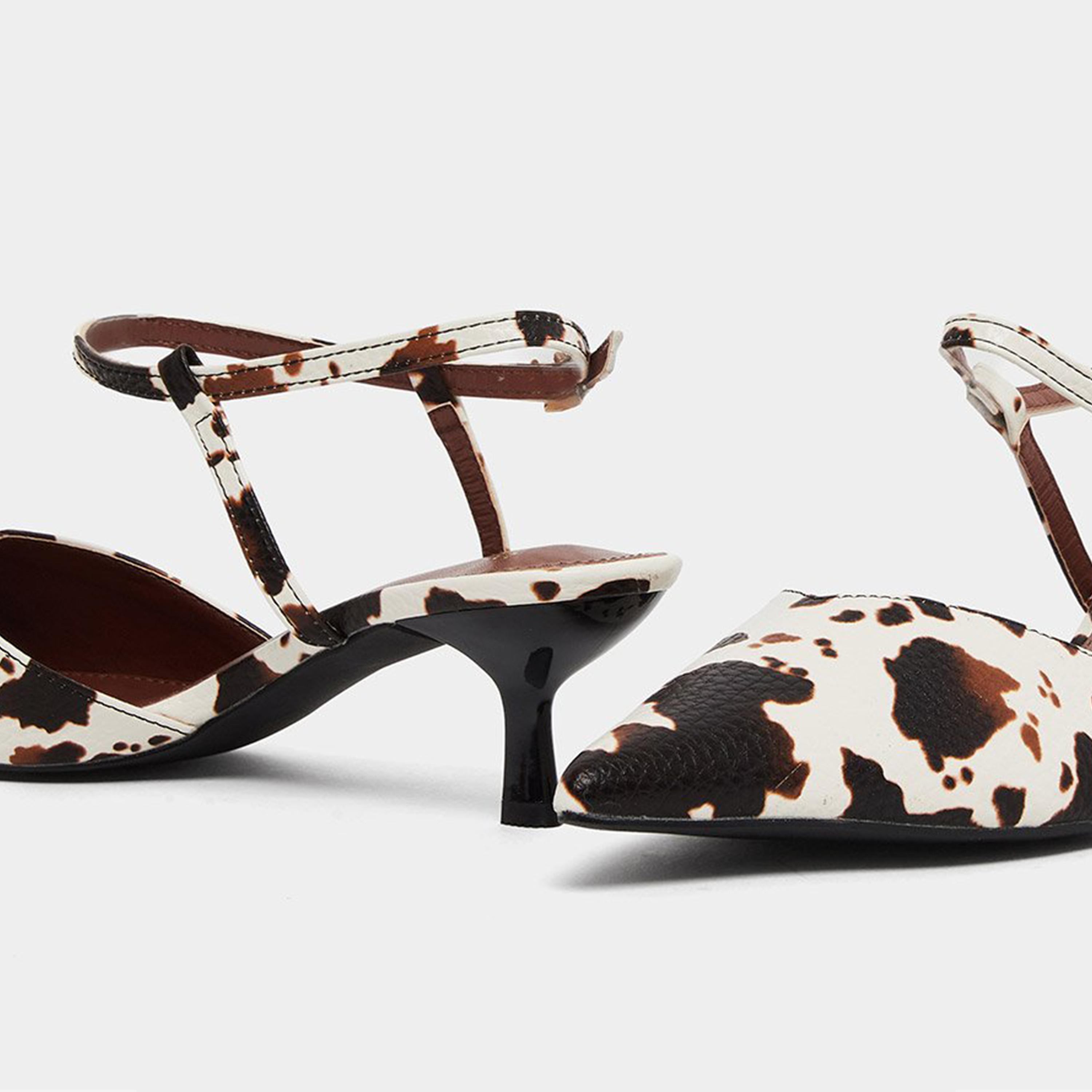 Styli Women Cow Print Kitten Heel Formal Shoes-women-shoes-heels-image-4