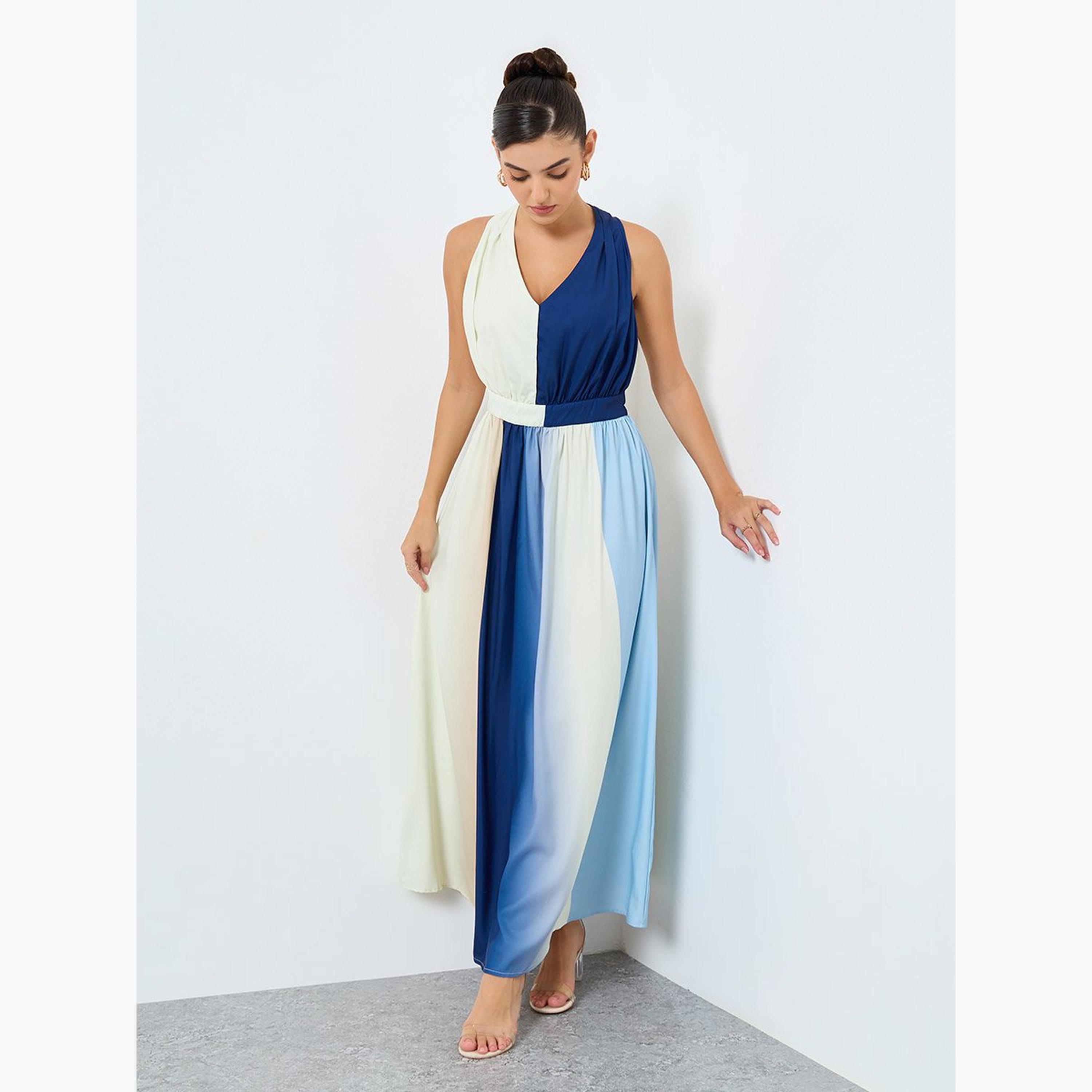 ستايلي - فستان ماكسي للنساء متعدد الألوان-women-clothing-dresses-image-2