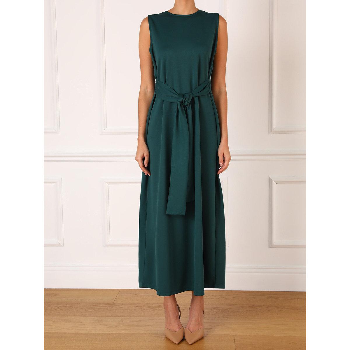 طقم منسق من كيمونو وفستان طويل بتفاصيل ربطة-women-clothing-coordsets-image-5