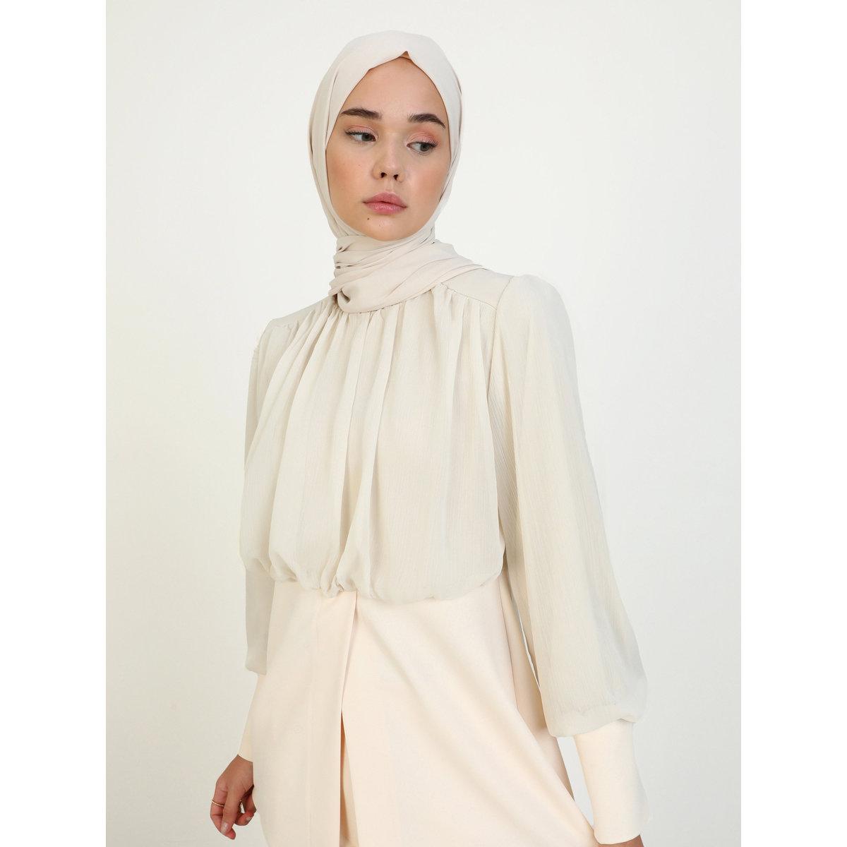 طقم منسق من بنطال وتونيك بأكمام بيشوب-women-clothing-coordsets-image-4