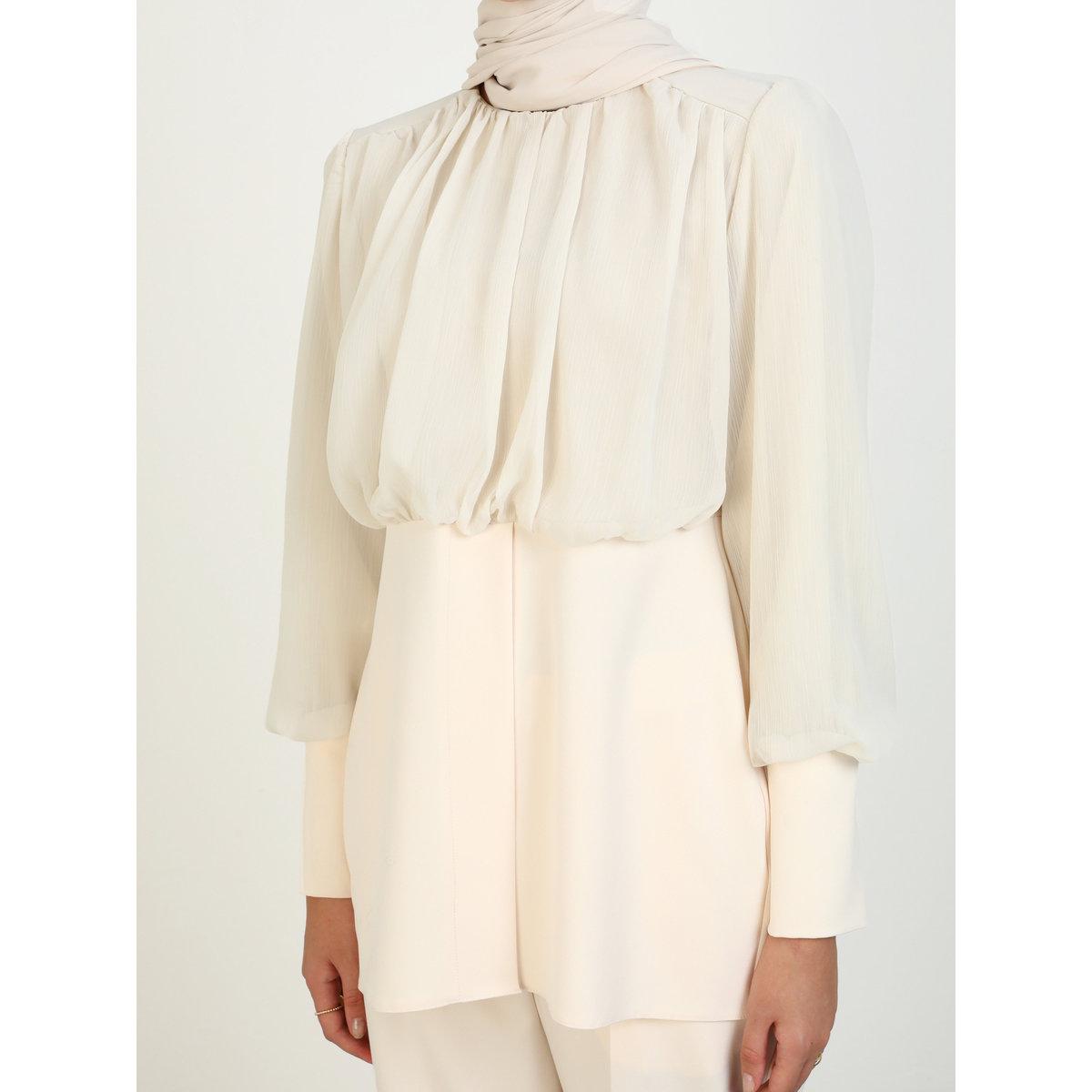 طقم منسق من بنطال وتونيك بأكمام بيشوب-women-clothing-coordsets-image-5