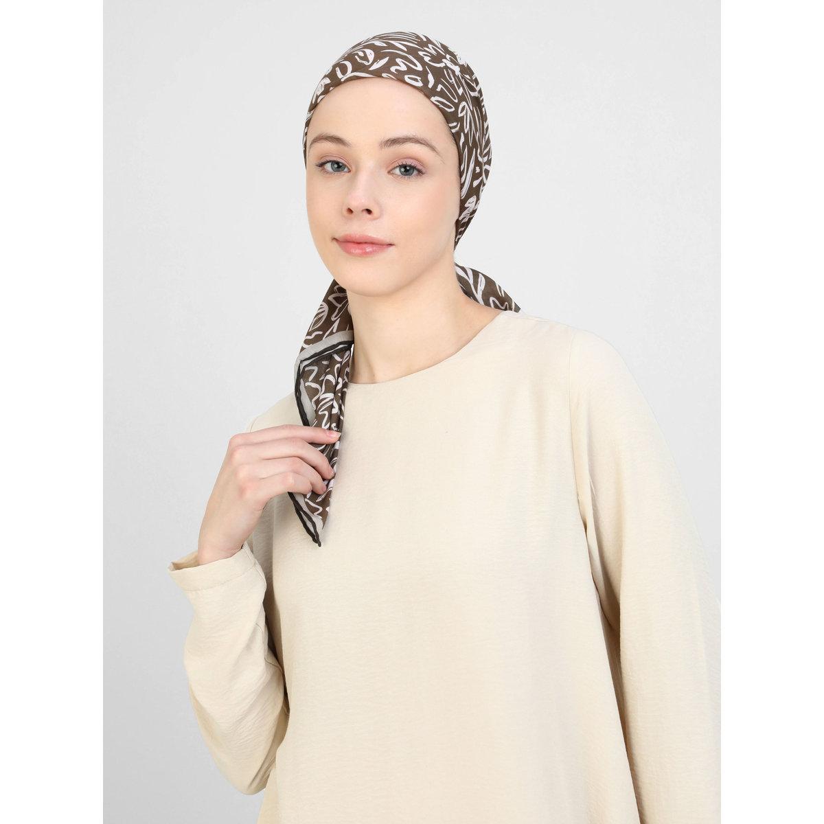 طقم منسق من بنطال وتونيك بتفاصيل شق جانبي-women-clothing-coordsets-image-2