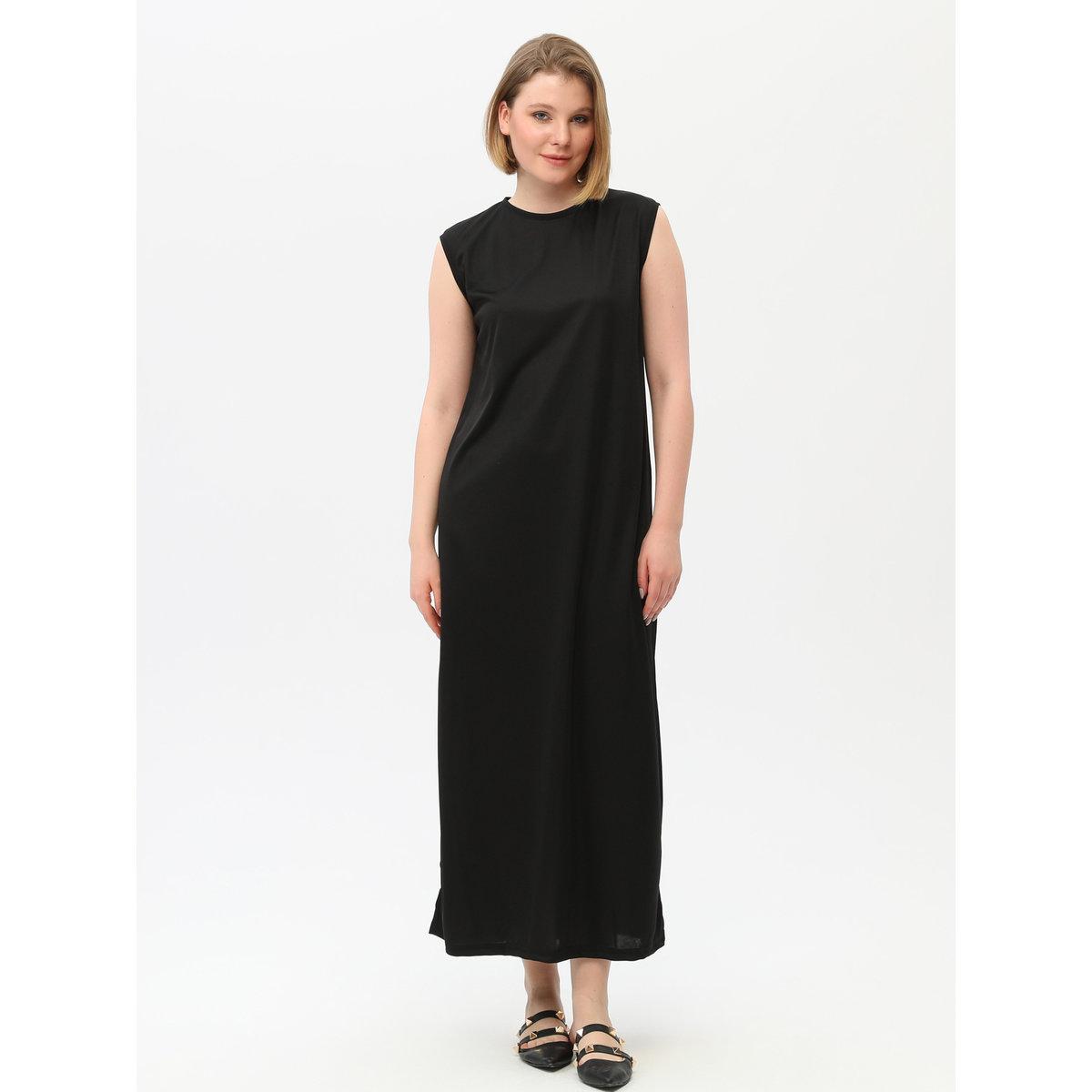 فستان طويل بدون أكمام مع ياقة دائرية-women-clothing-dresses-image-1