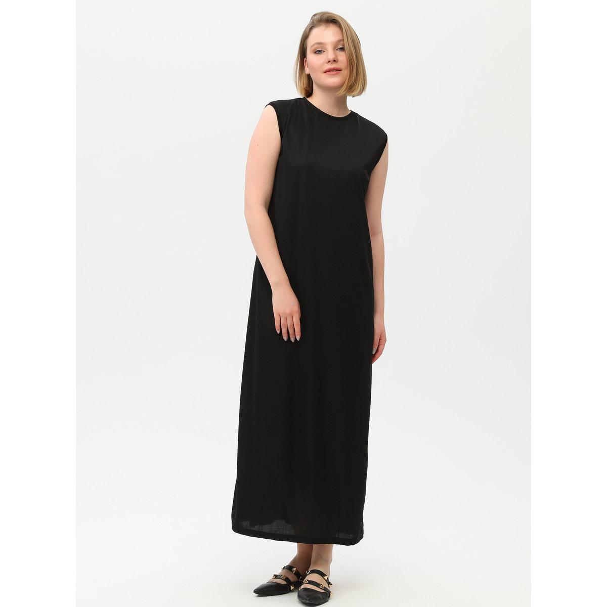 فستان طويل بدون أكمام مع ياقة دائرية-women-clothing-dresses-image-2