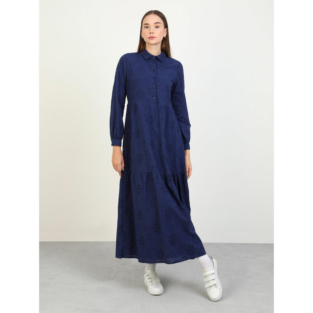 فستان طويل بتفاصيل مُطرزة-women-clothing-dresses-image-1