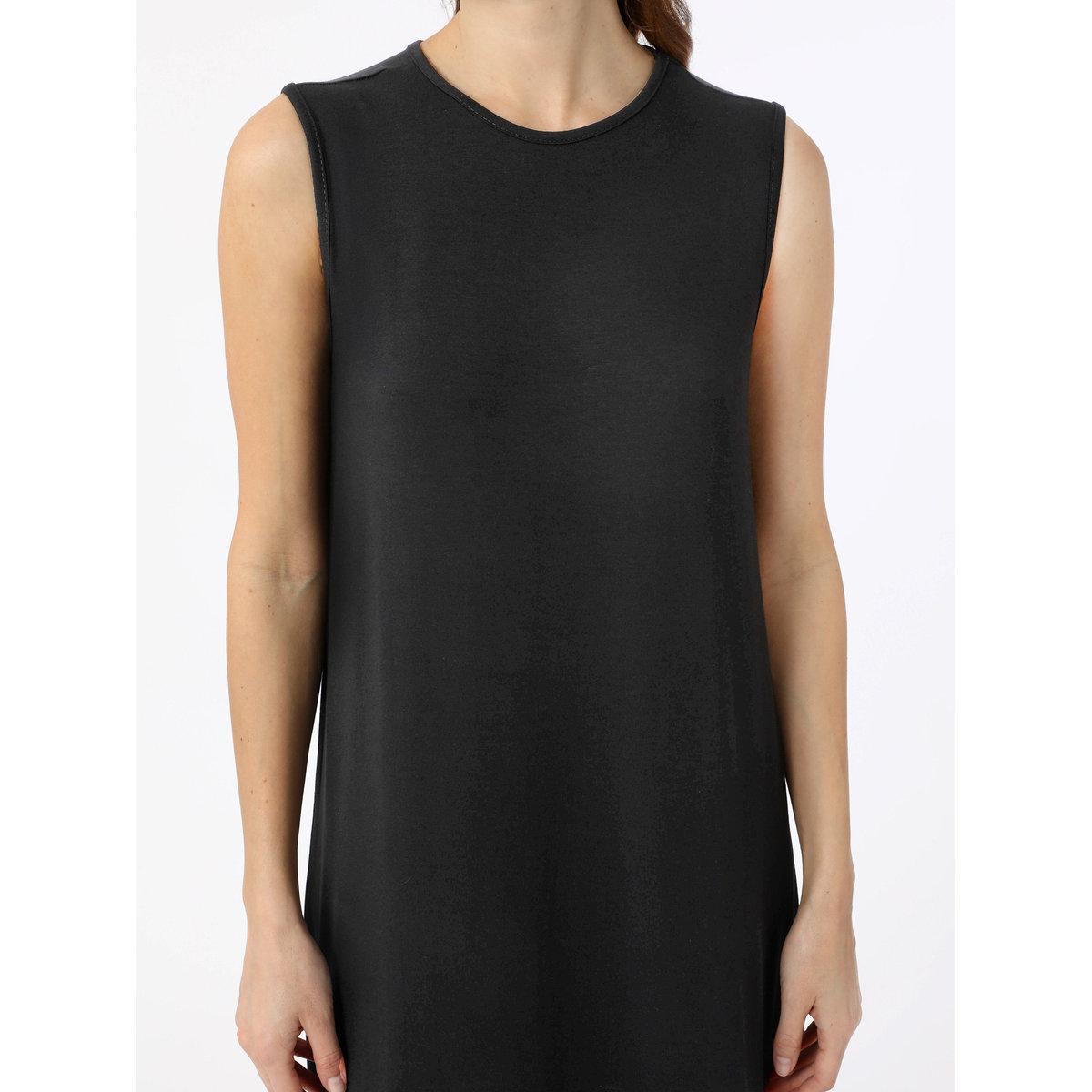 Modanisa X Styli Solid Sleeveless Round Neck Maxi Dress-women-clothing-dresses-image-6