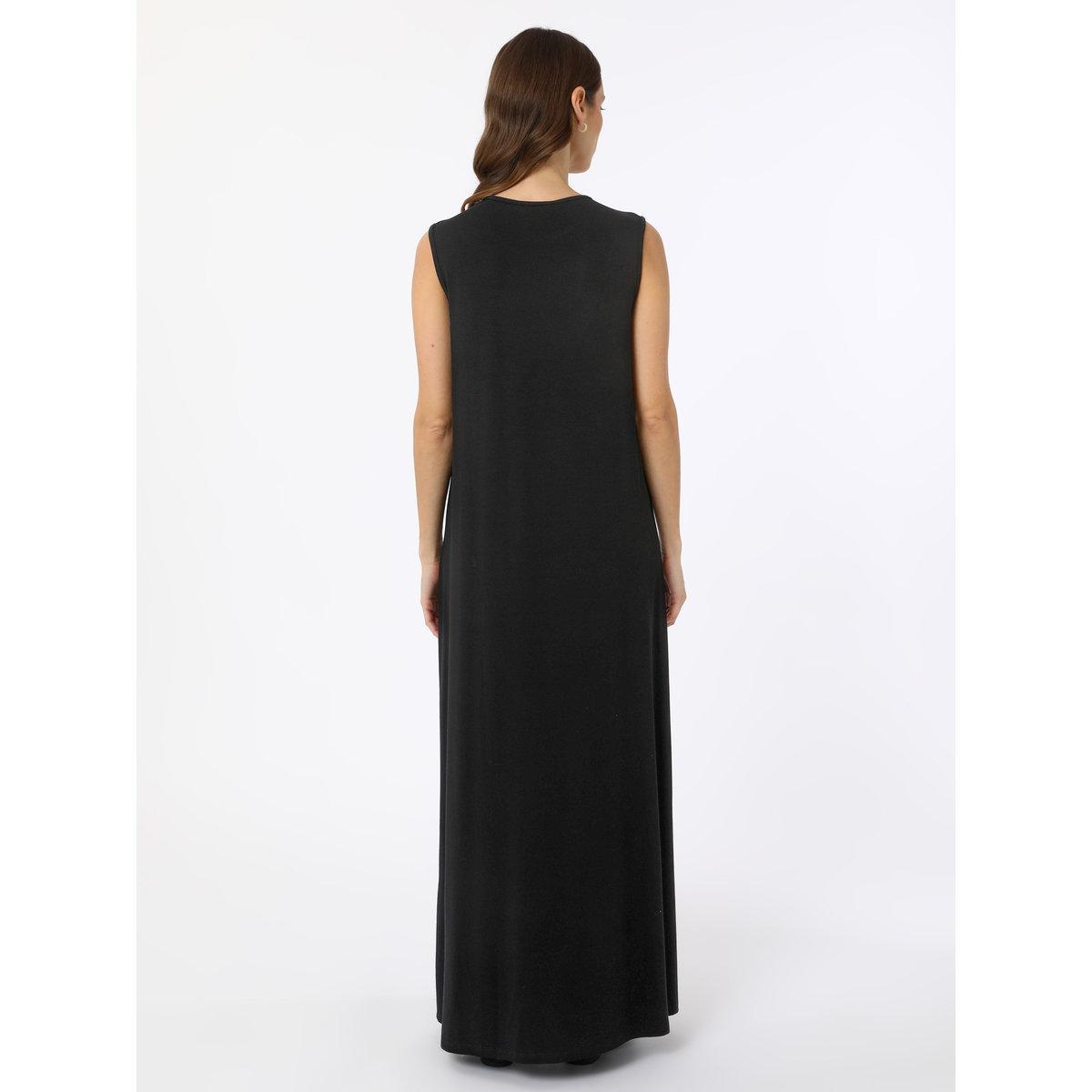 فستان طويل سادة بدون أكمام-women-clothing-dresses-image-9