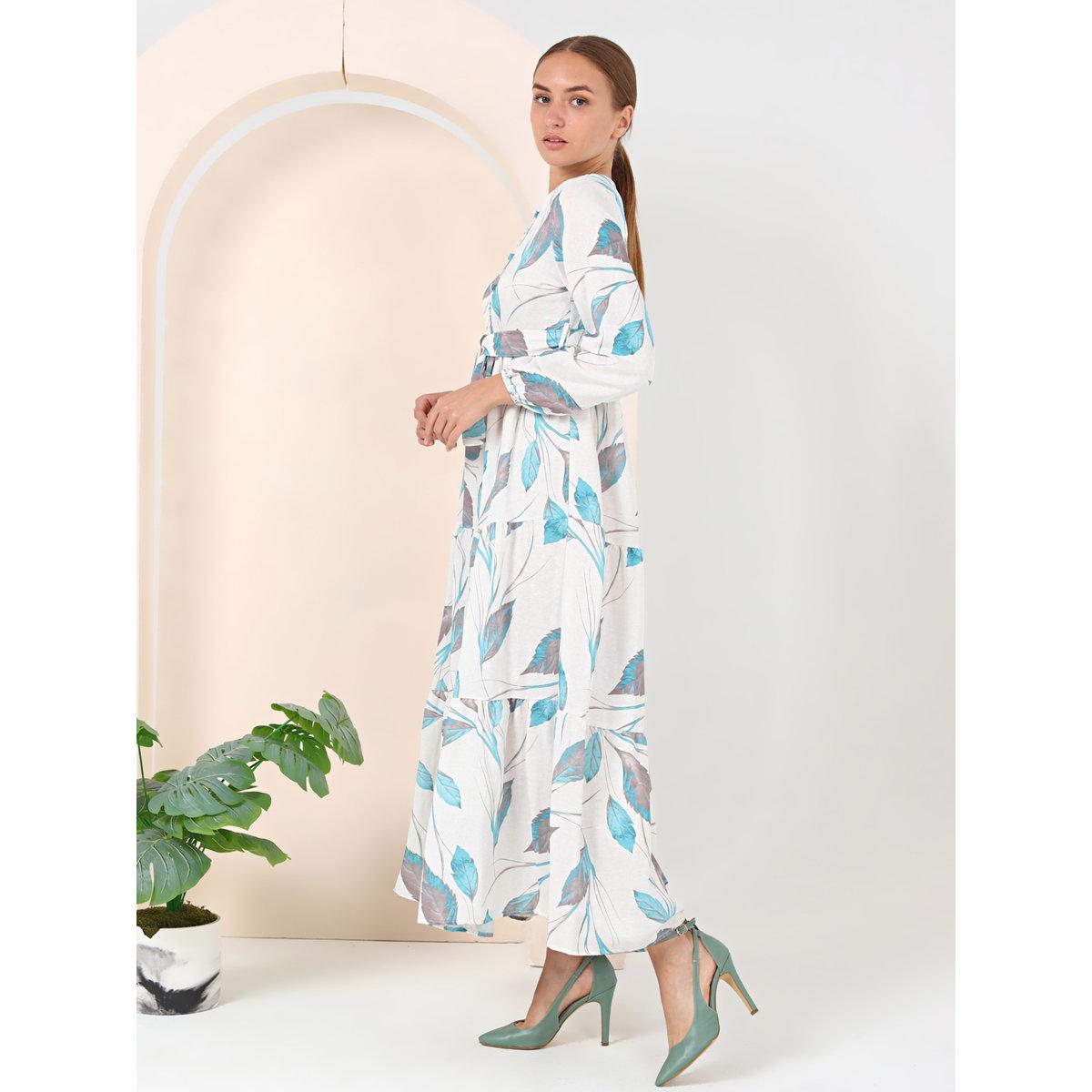 فستان طويل بطبعة زهور مع تفاصيل أزرار-women-clothing-dresses-image-4