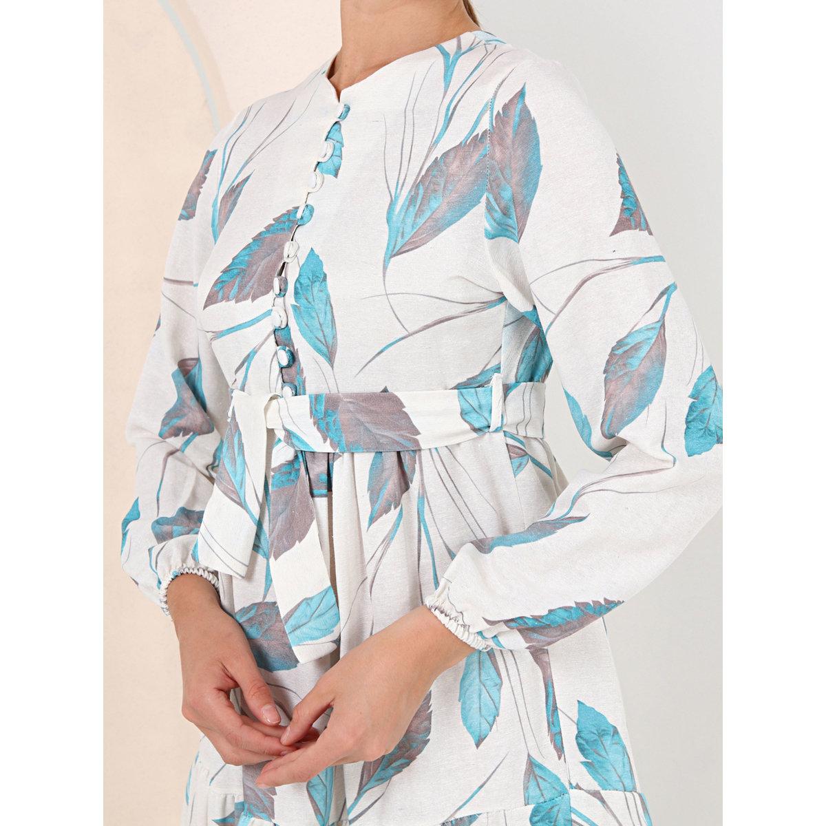 فستان طويل بطبعة زهور مع تفاصيل أزرار-women-clothing-dresses-image-5