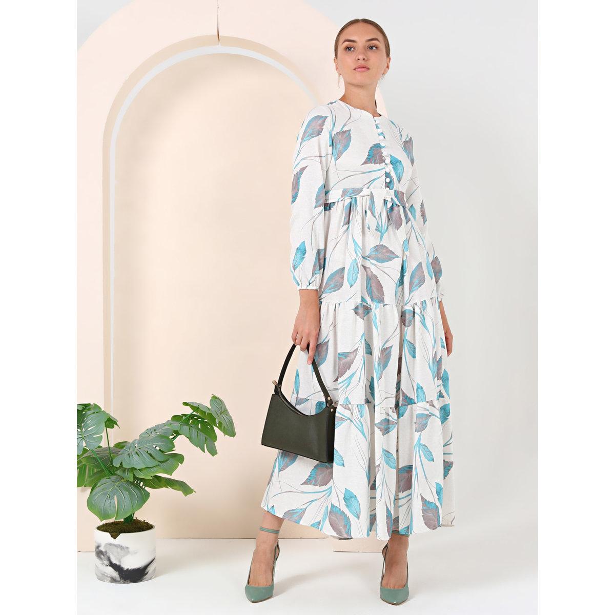 فستان طويل بطبعة زهور مع تفاصيل أزرار-women-clothing-dresses-image-6