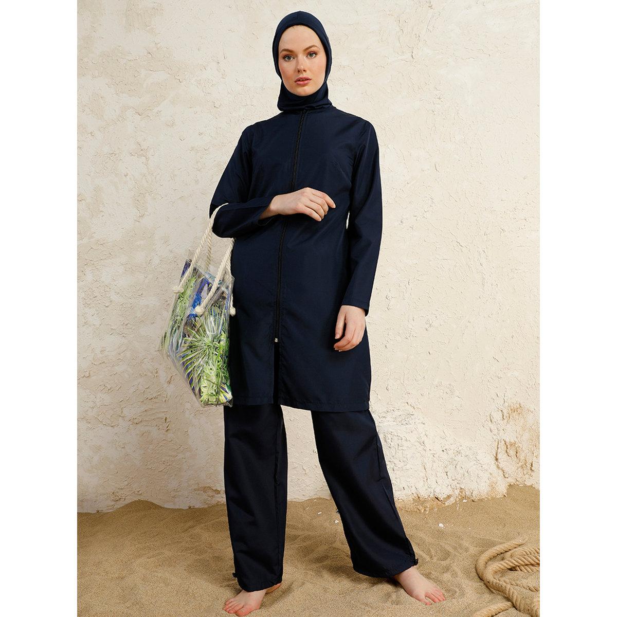 طقم بوركيني بتفاصيل سحاب للإغلاق-women-clothing-swimandbeach-swim-burkinis-image-5