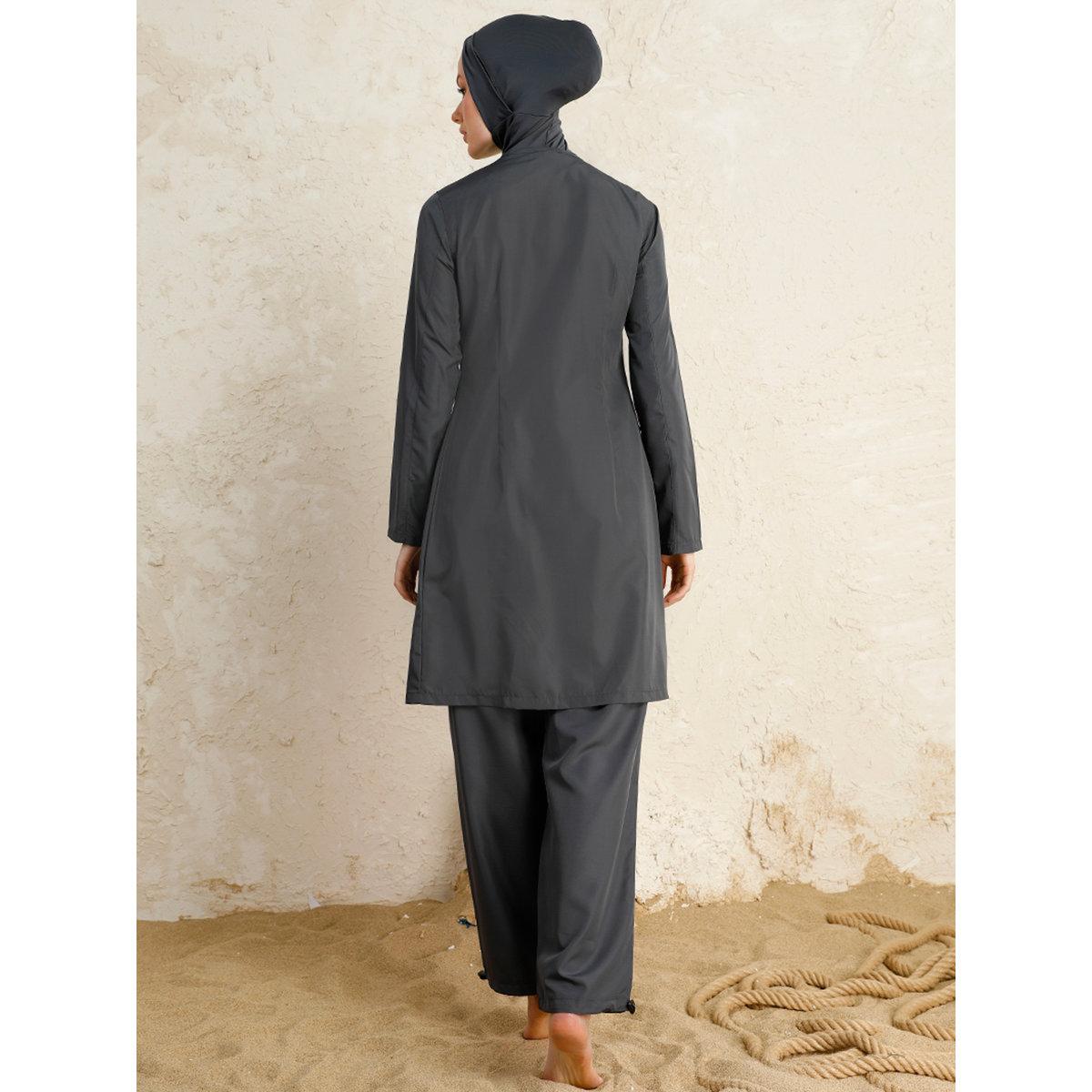 طقم بوركيني بتفاصيل سحاب للإغلاق-women-clothing-swimandbeach-swim-burkinis-image-6